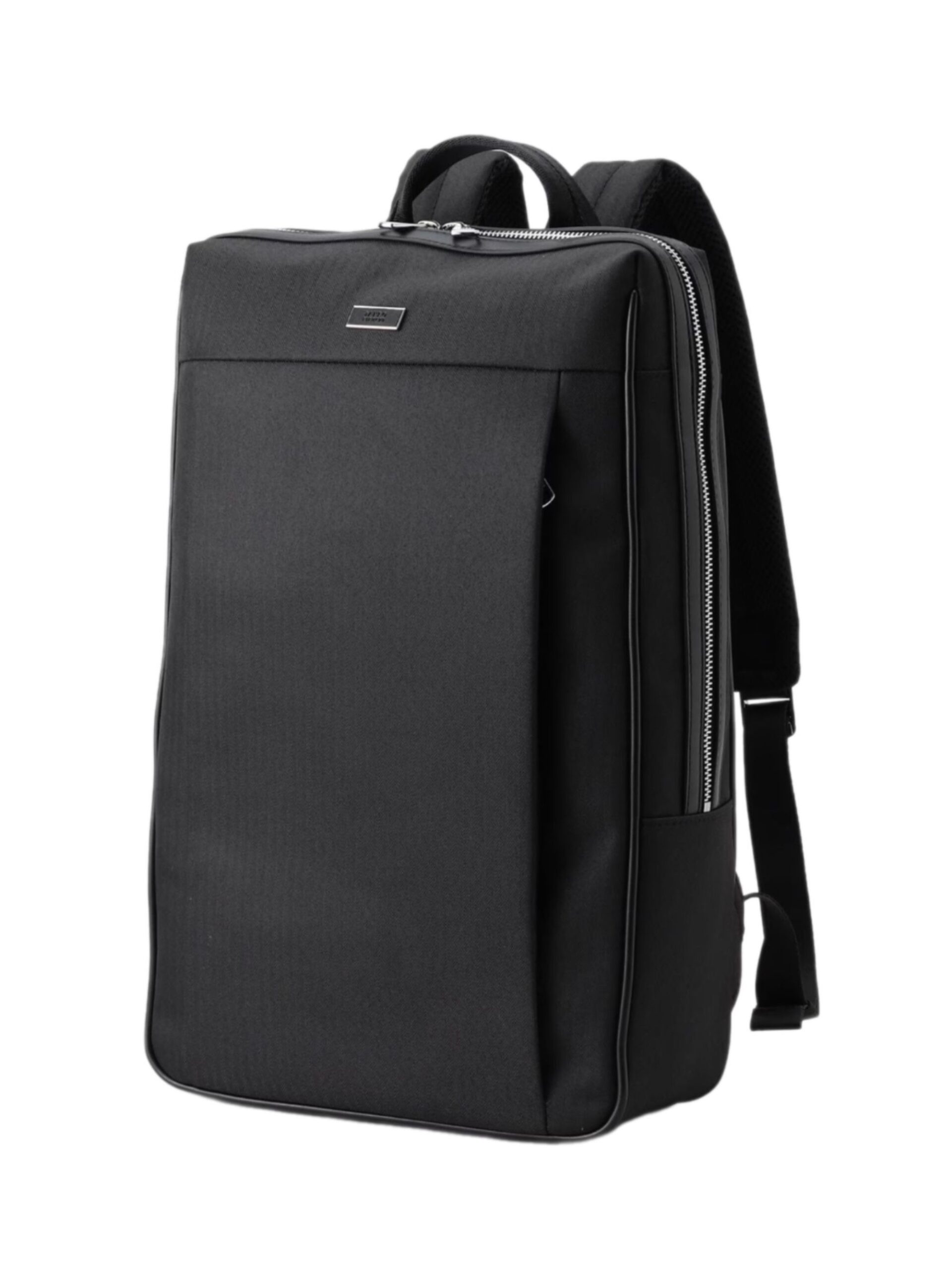 BLACK HERRINGBONE BACKPACK (07008300)