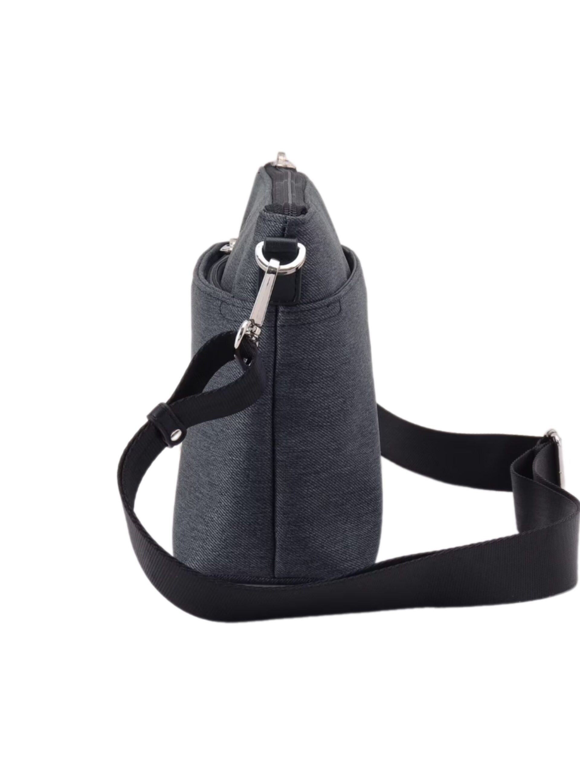 NAVY MELANGE SHOULDER BAG (G8701066) (3)