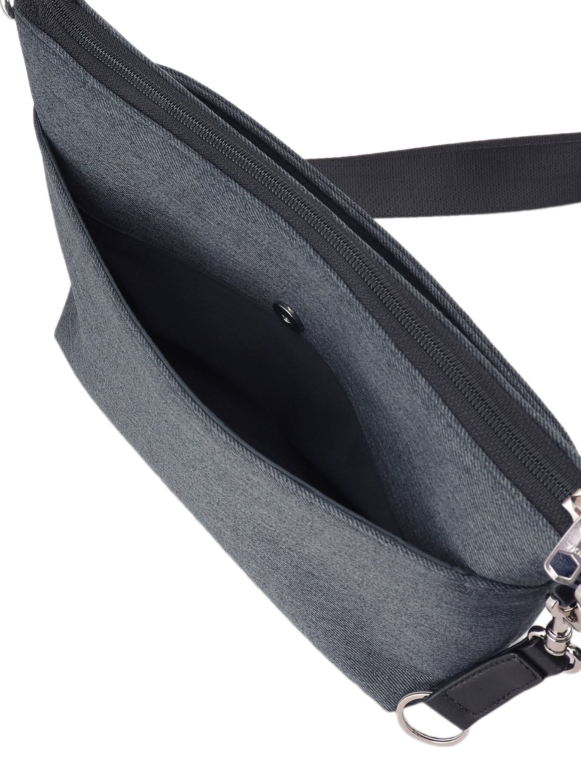 NAVY MELANGE SHOULDER BAG (G8701066) (6)