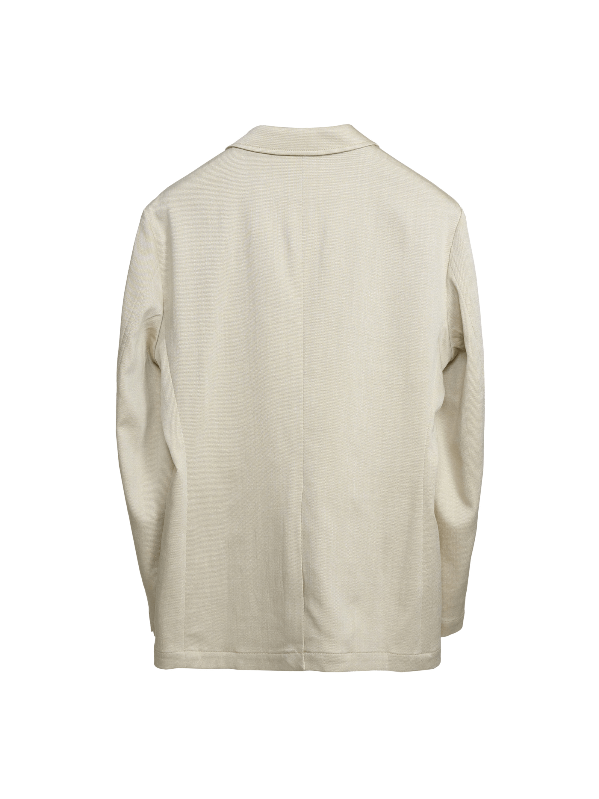 BEIGE ECO DENIM STRETCH BLAZER (2)