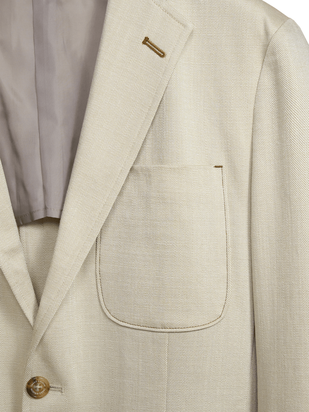 BEIGE ECO DENIM STRETCH BLAZER (3)