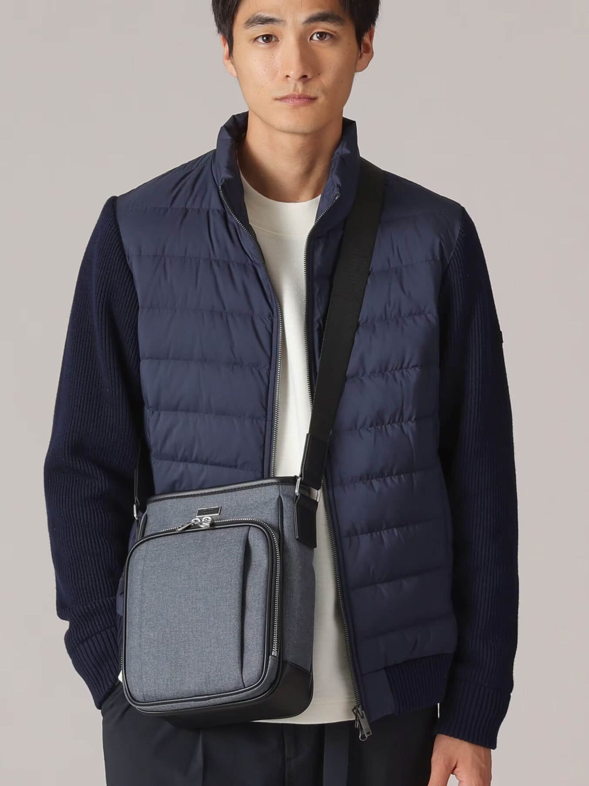 GREY HERRINGBONE CROSSBODY BAG (2)