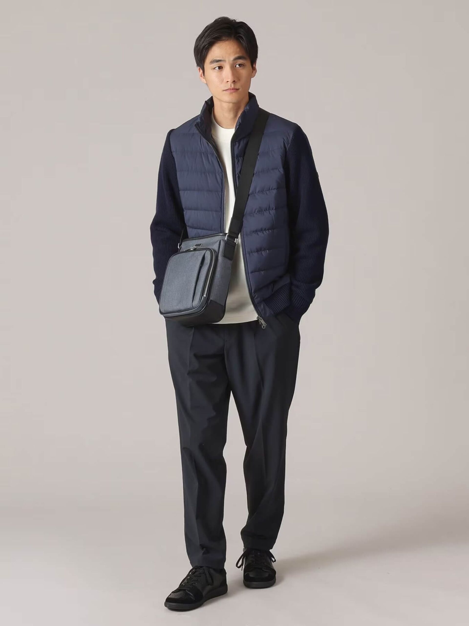 GREY HERRINGBONE CROSSBODY BAG (5)