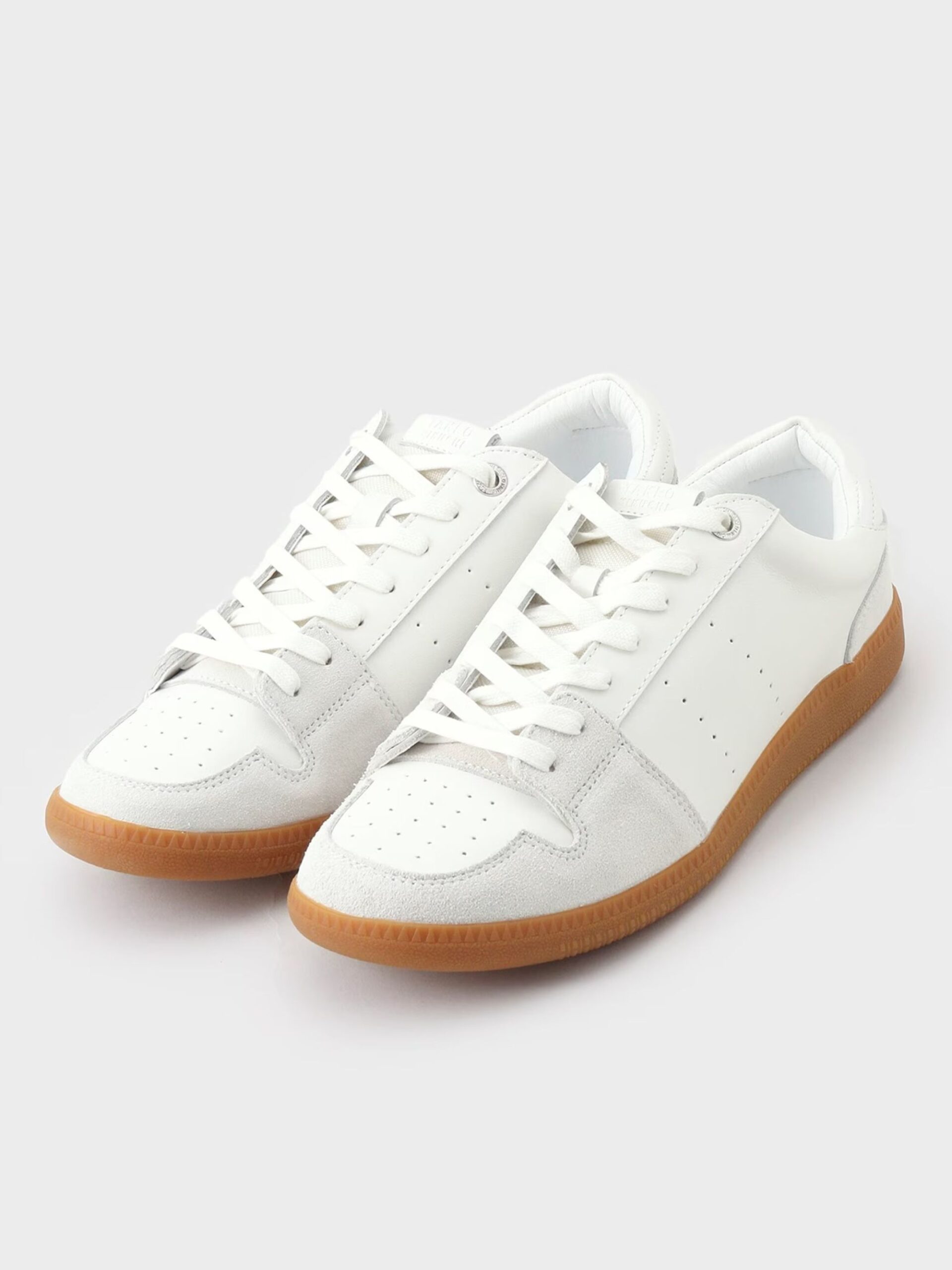 WHITE LEATHER SNEAKER (07009650) ECS
