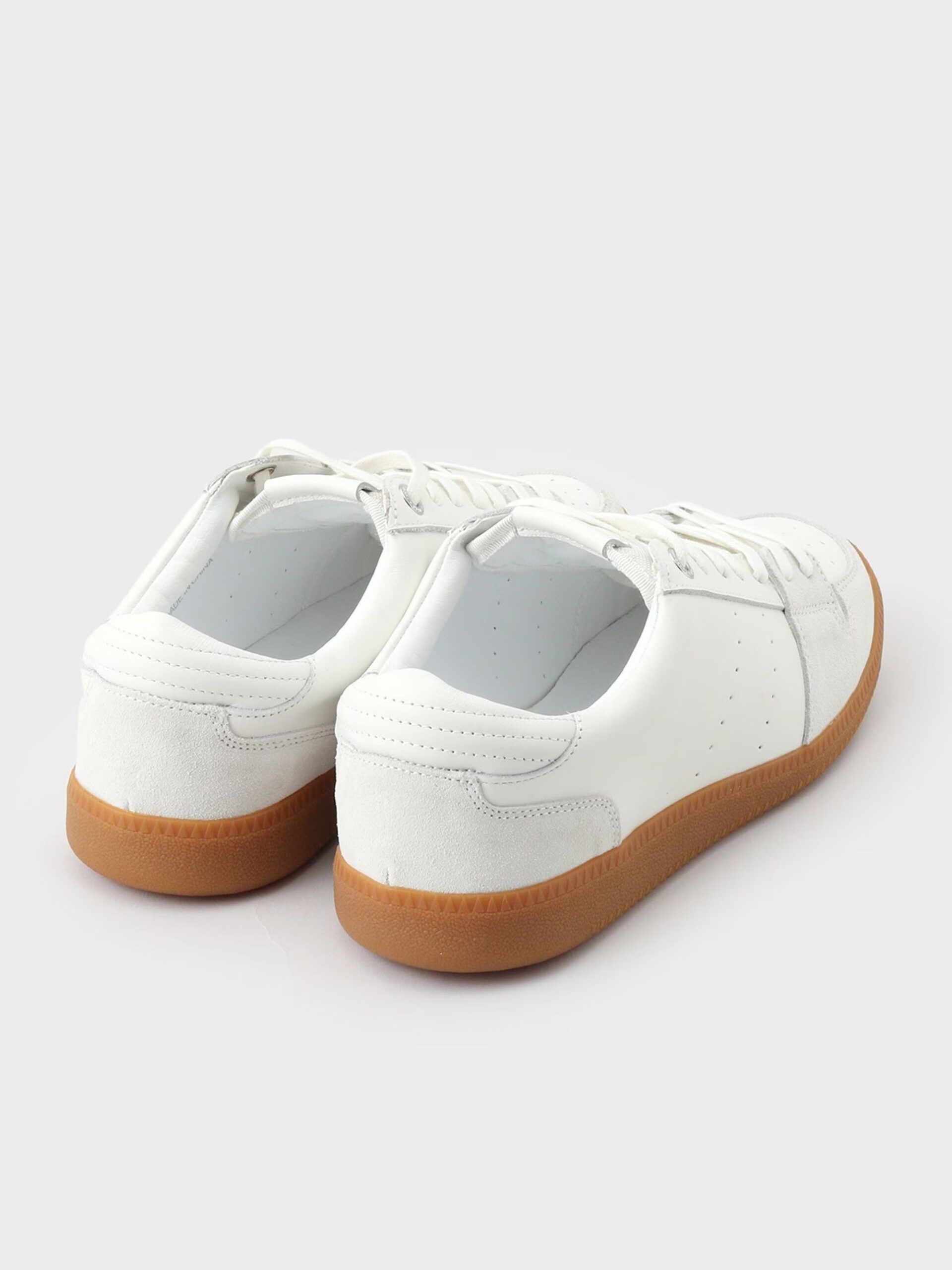 WHITE LEATHER SNEAKER (7009651) ECS