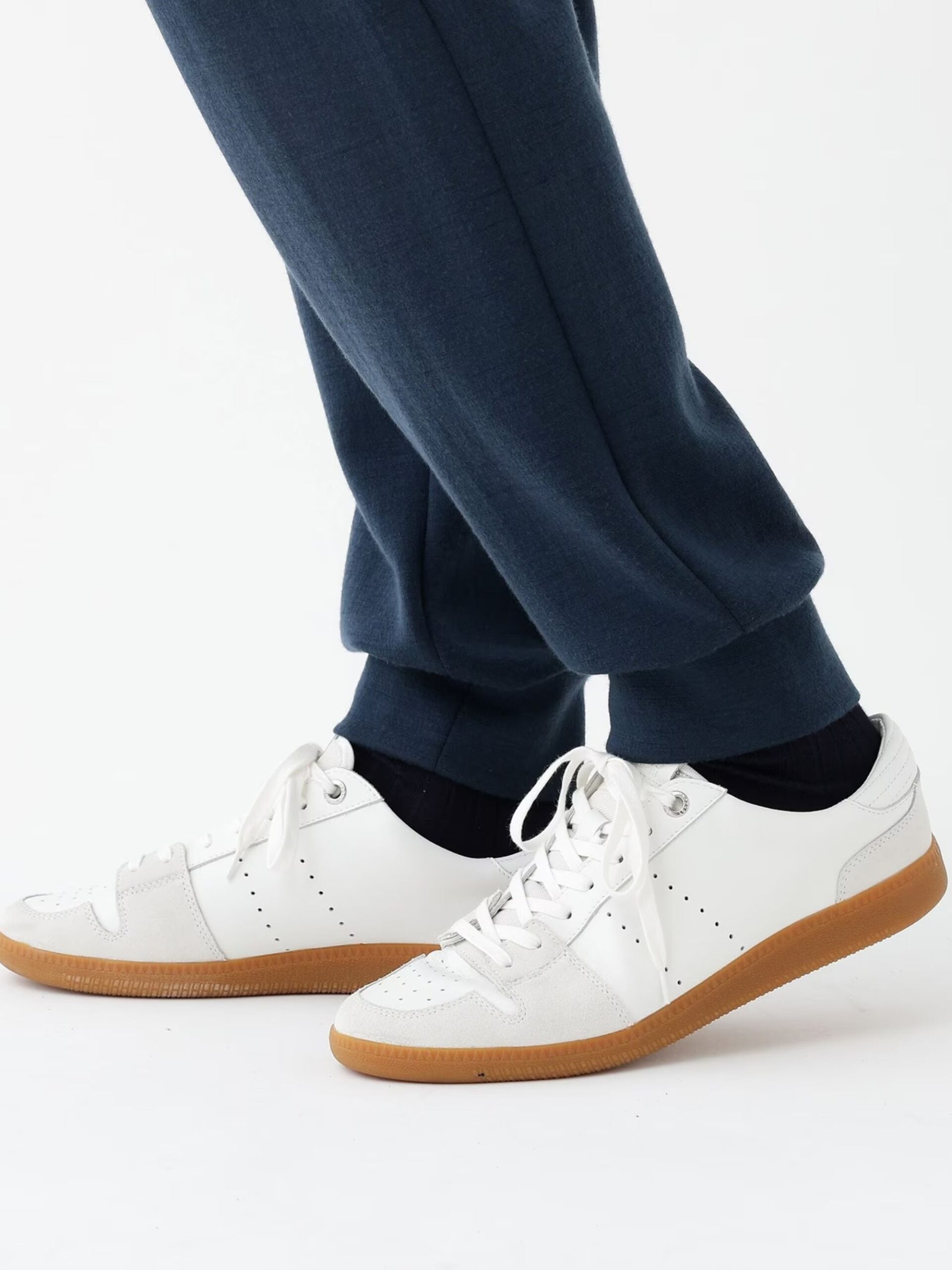 WHITE LEATHER SNEAKER (7009652) ECS