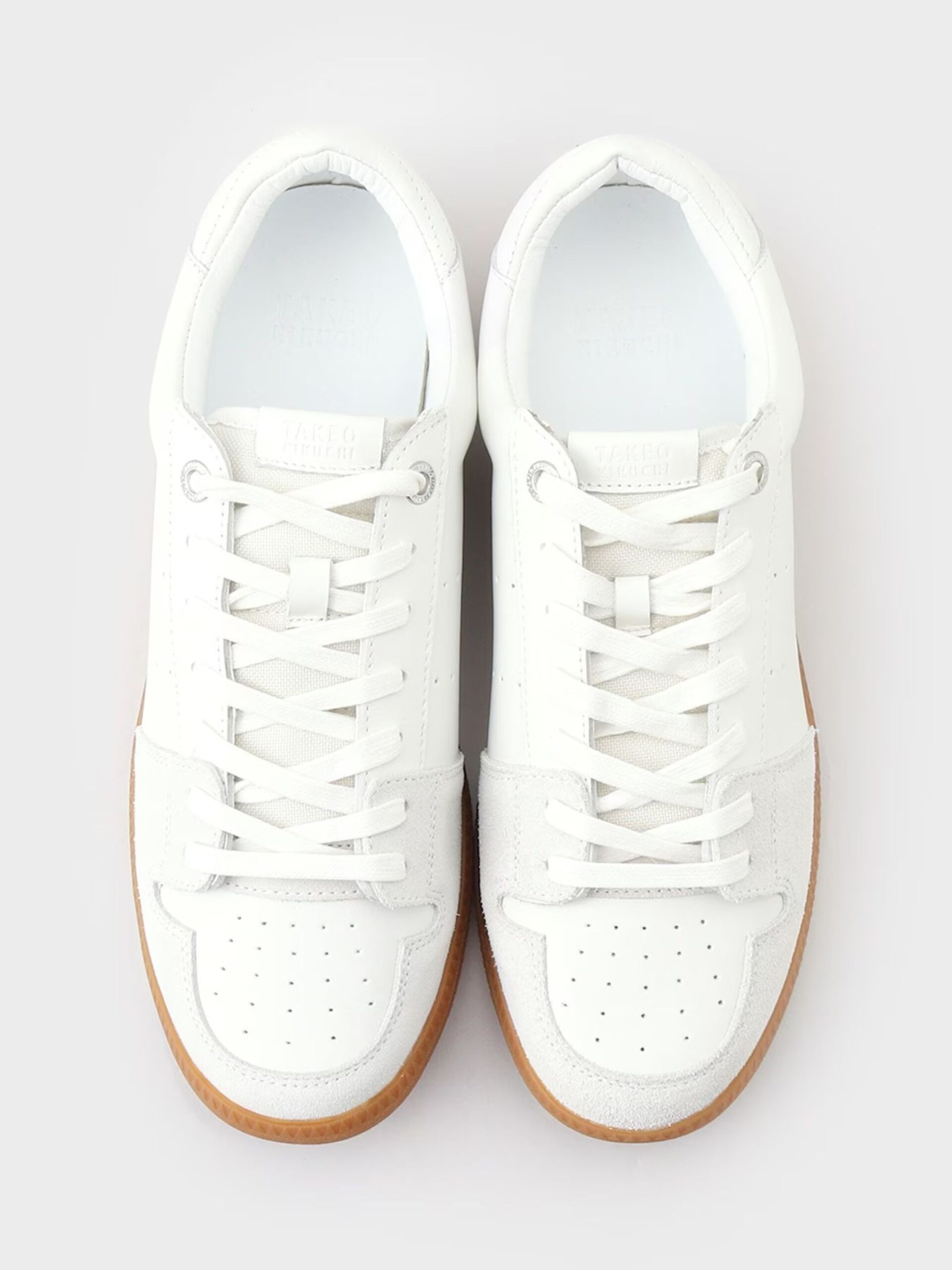 WHITE LEATHER SNEAKER (7009654) ECS