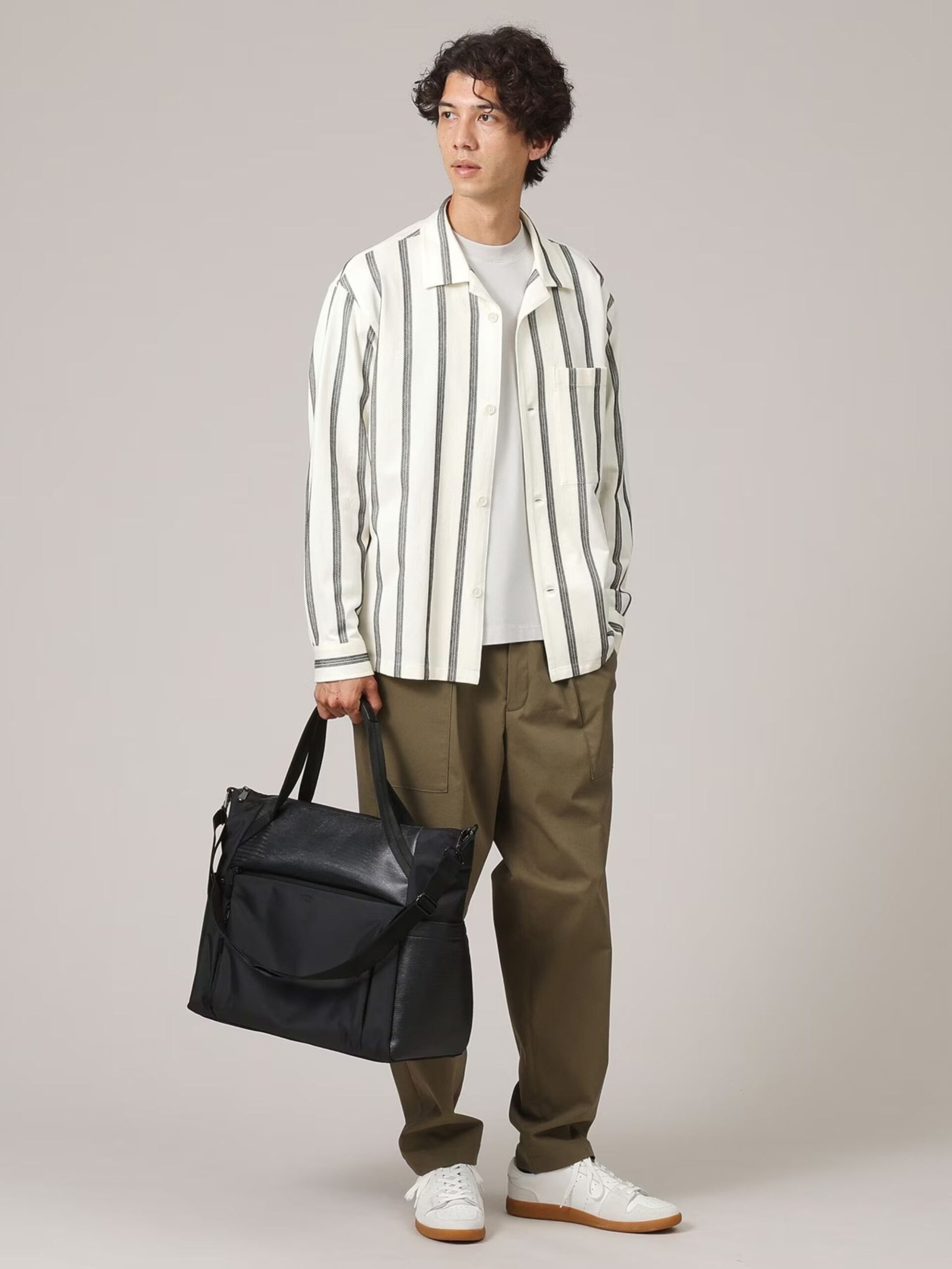 WHITE LEATHER SNEAKER (7009660) ECS