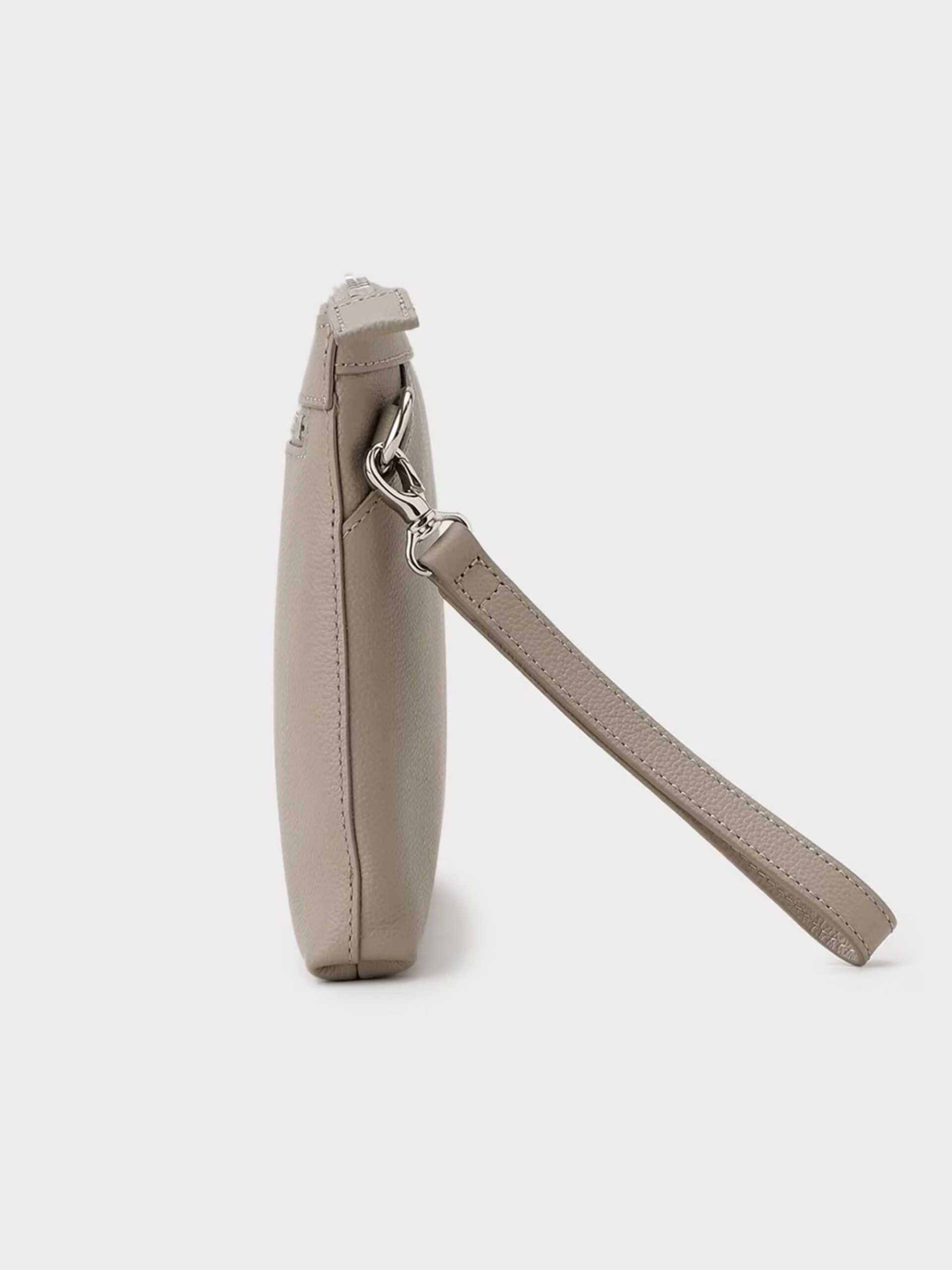 BEIGE LEATHER CLUTCH BAG (7009354)