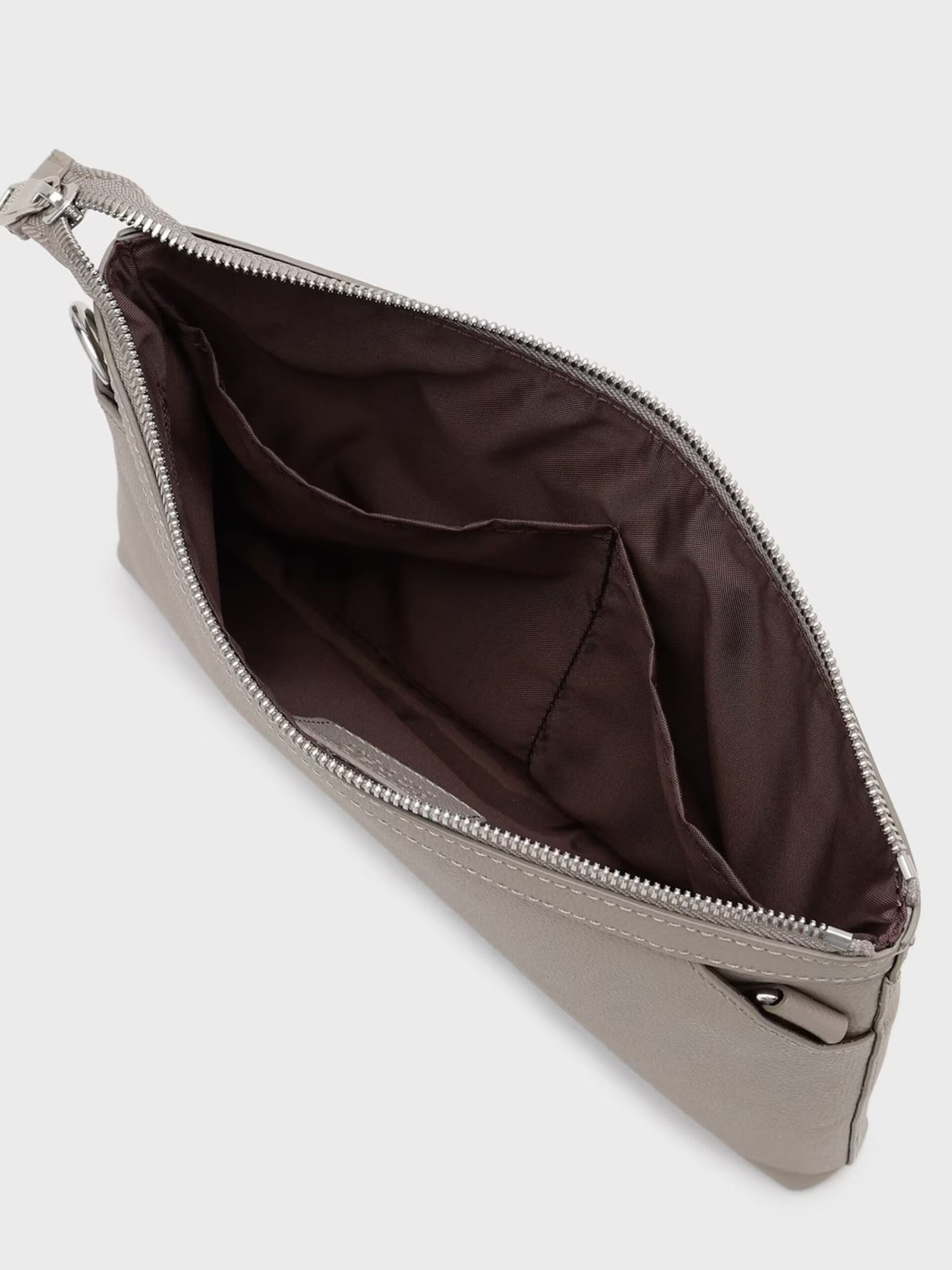 BEIGE LEATHER CLUTCH BAG (7009363)