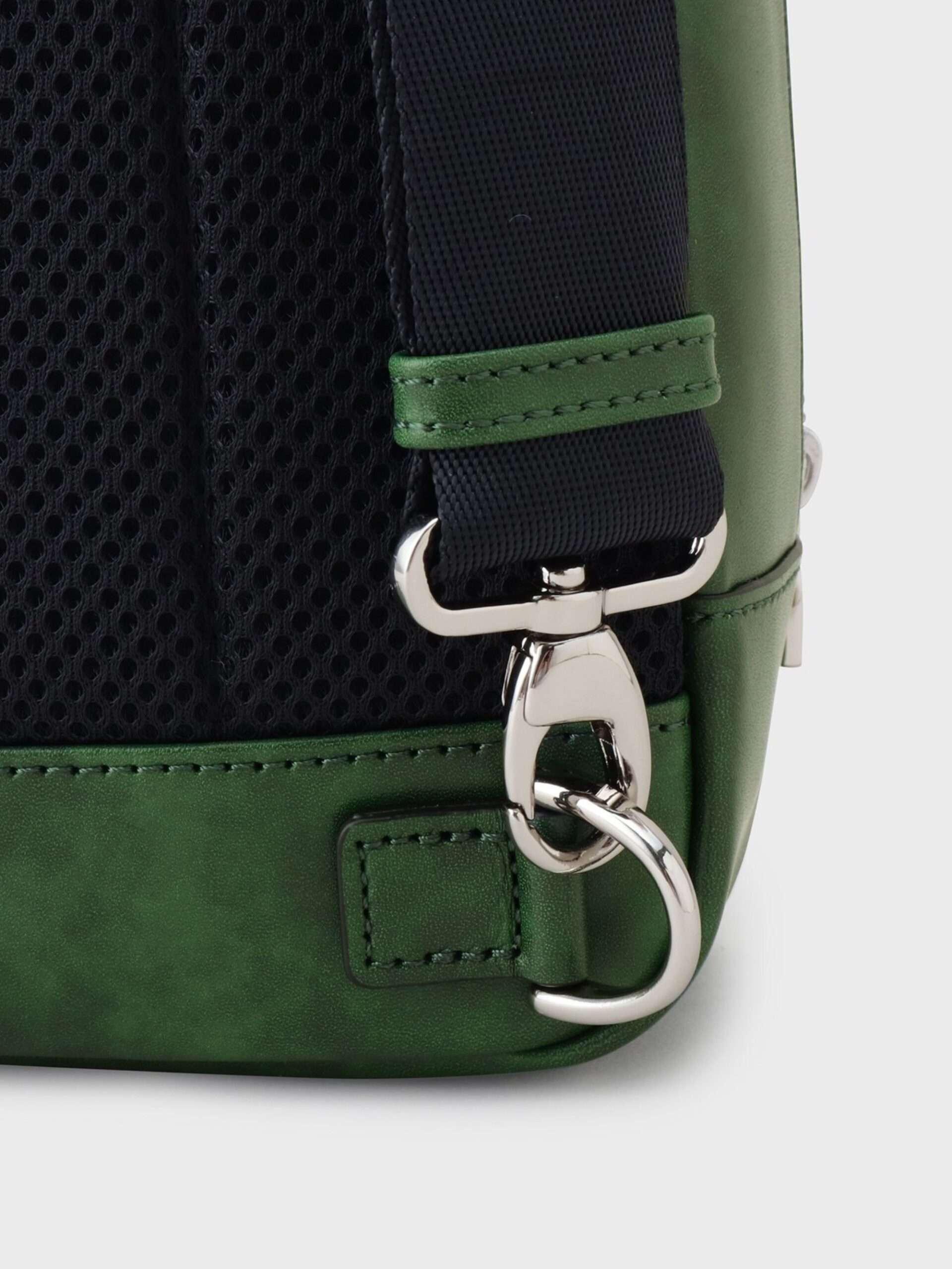 GREEN MARBLE LEATHER ONE-SHOULDER BAG AW (7009365)