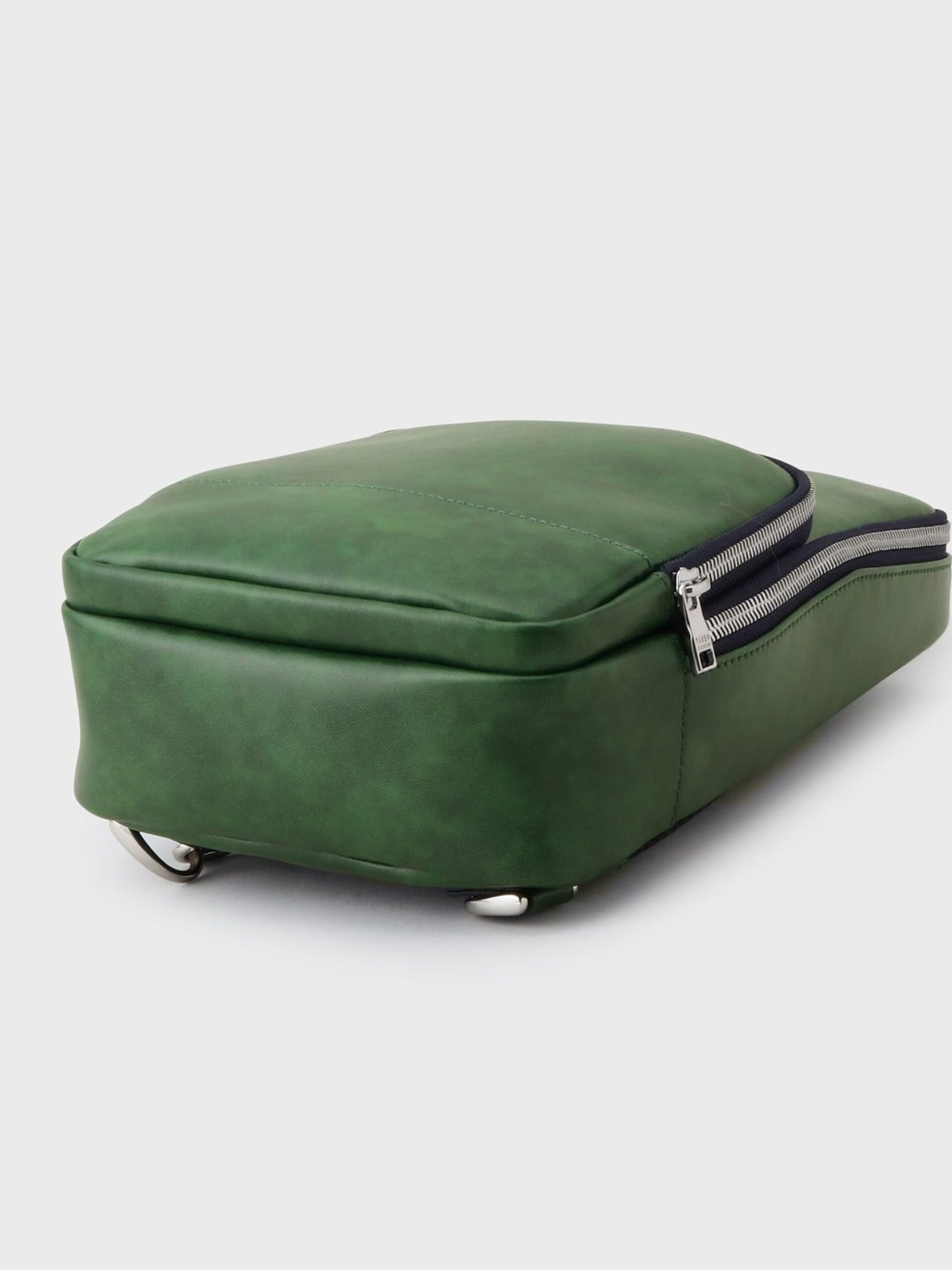 GREEN MARBLE LEATHER ONE-SHOULDER BAG AW (7009367)