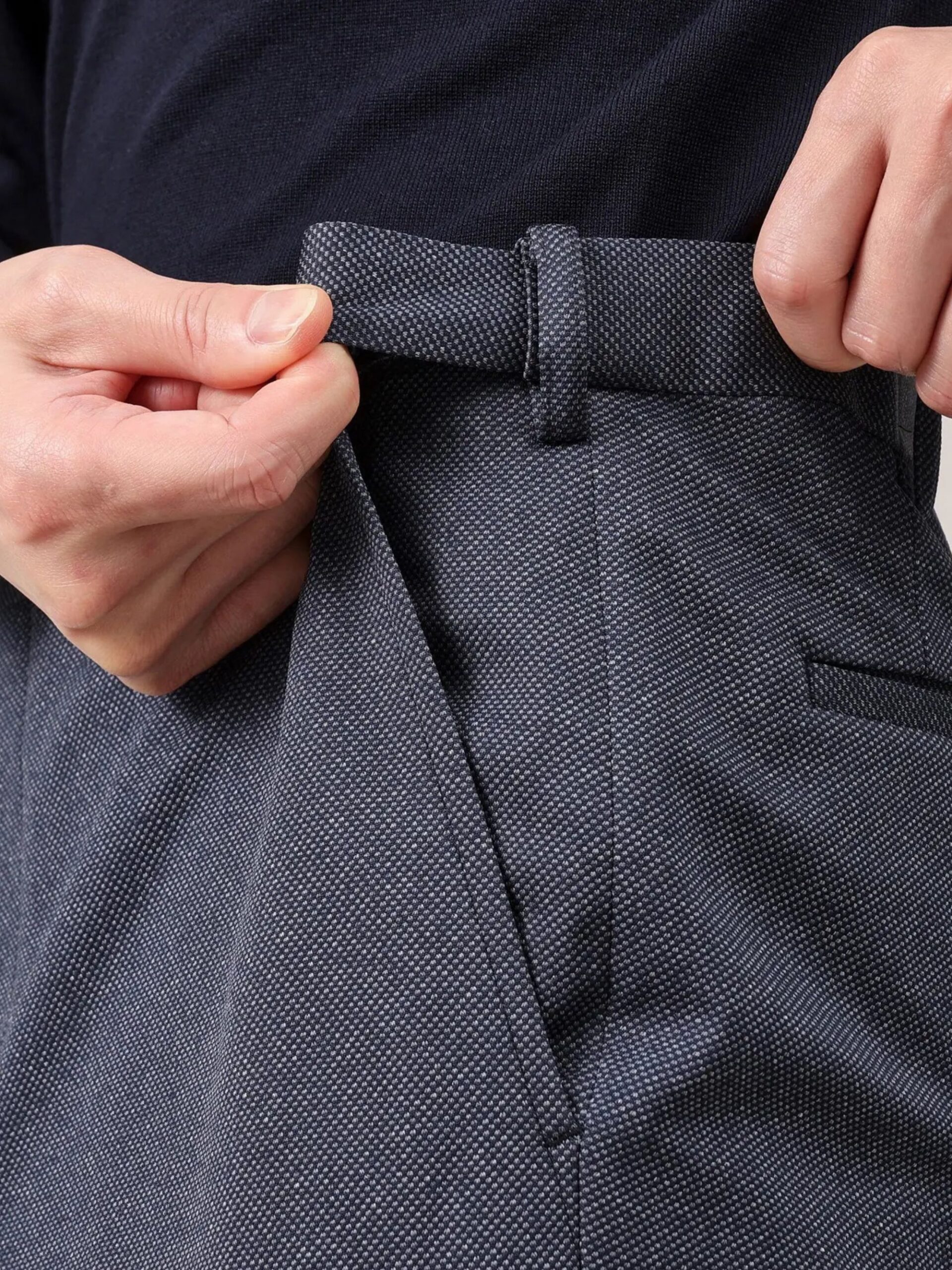 BLUE FREMO STRETCH JERSEY PANTS (93172031)