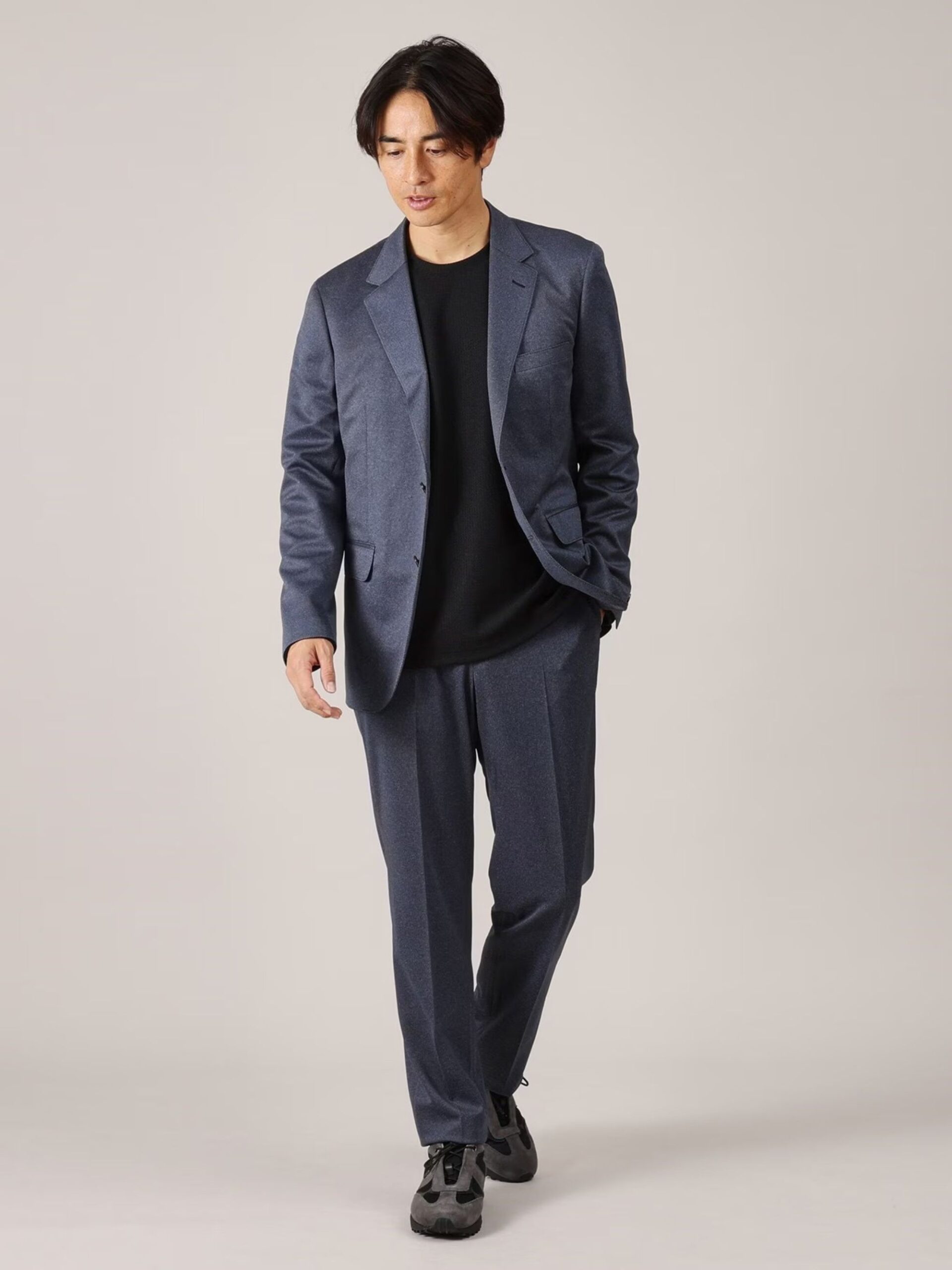 BLUE FREMO STRETCH JERSEY PANTS (93172034)