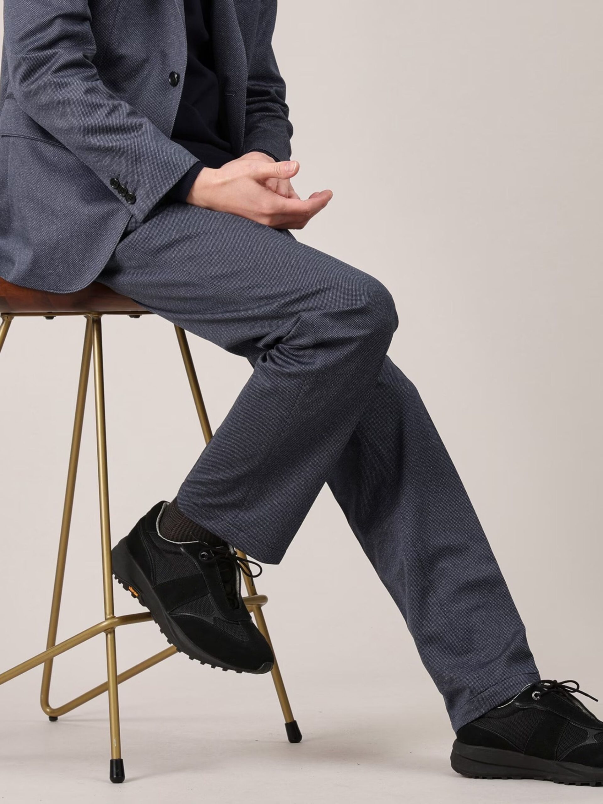 BLUE FREMO STRETCH JERSEY PANTS (93172039)