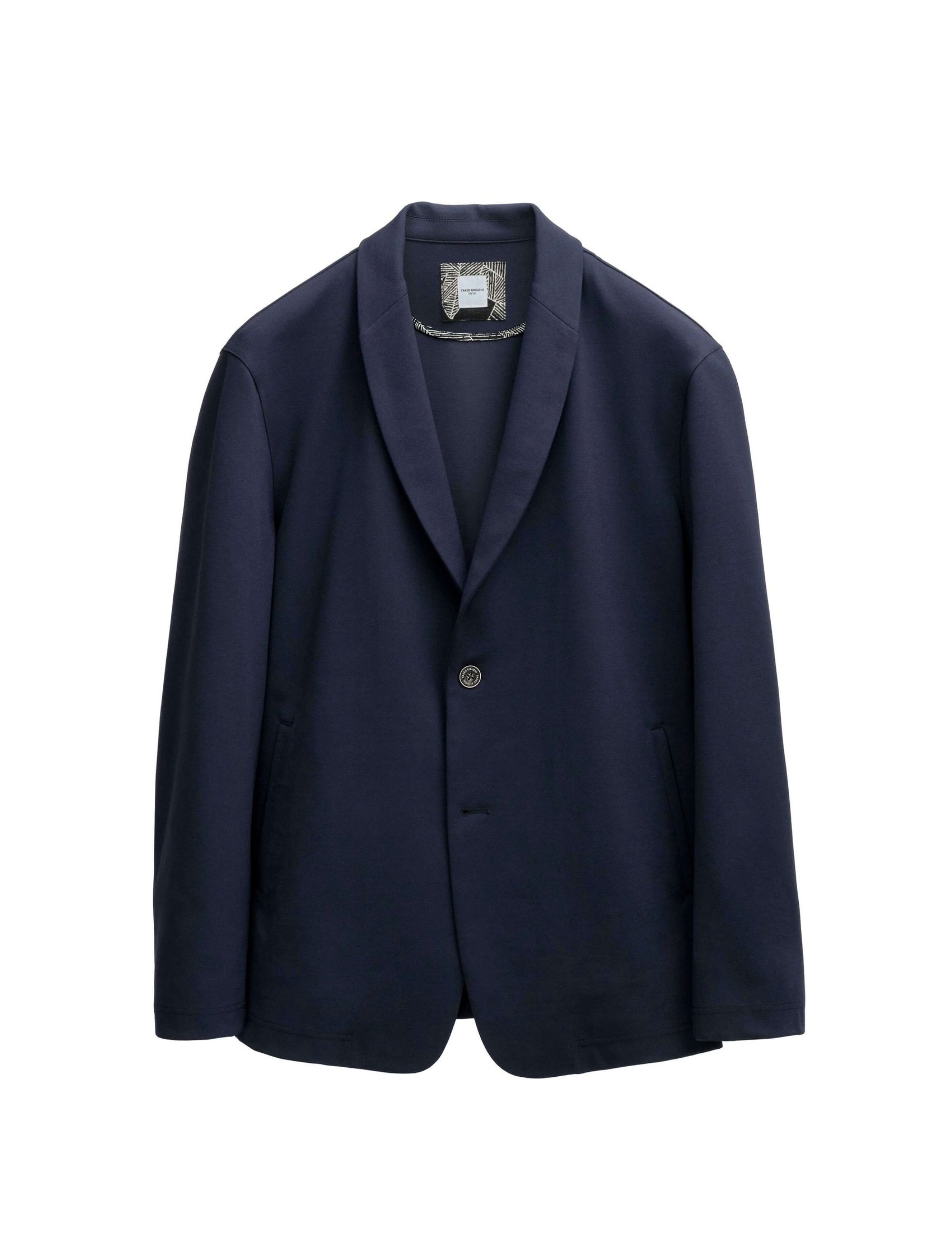 NAVY GEORGETTE SHAWL CARDIGAN (1)