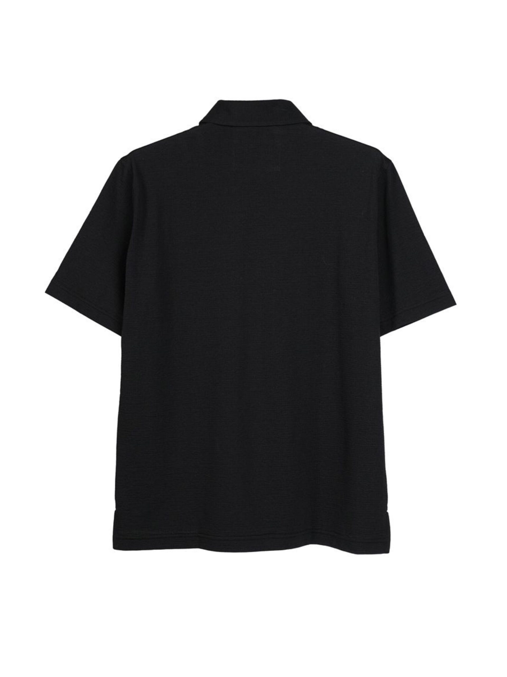 BLACK COOLMAX KNIT SUCKER POLO SHIRT (K8139998) (2)