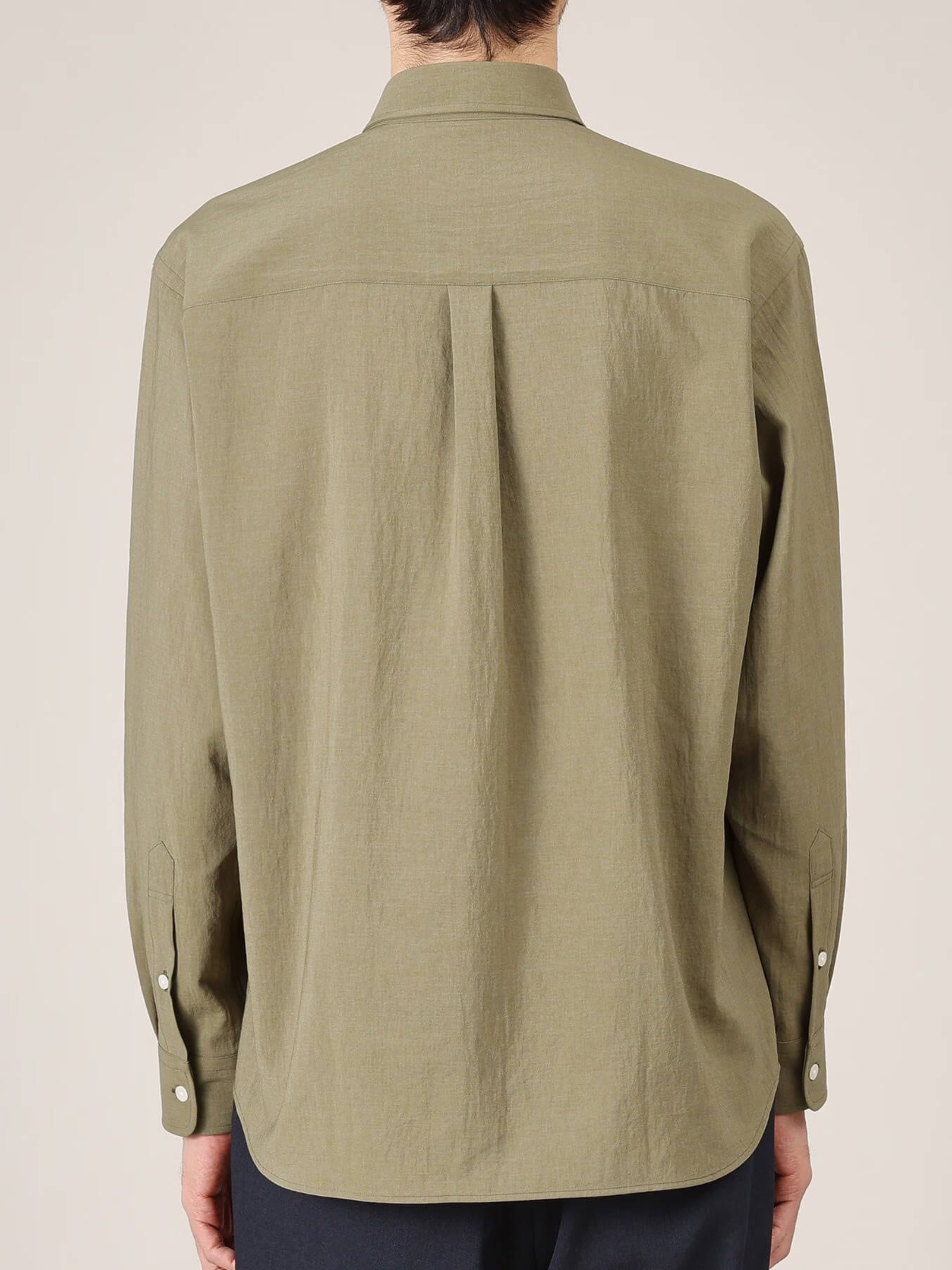 GREEN-MIJ-LINEN-LIKE-MINI-COLLAR-SHIRT-13