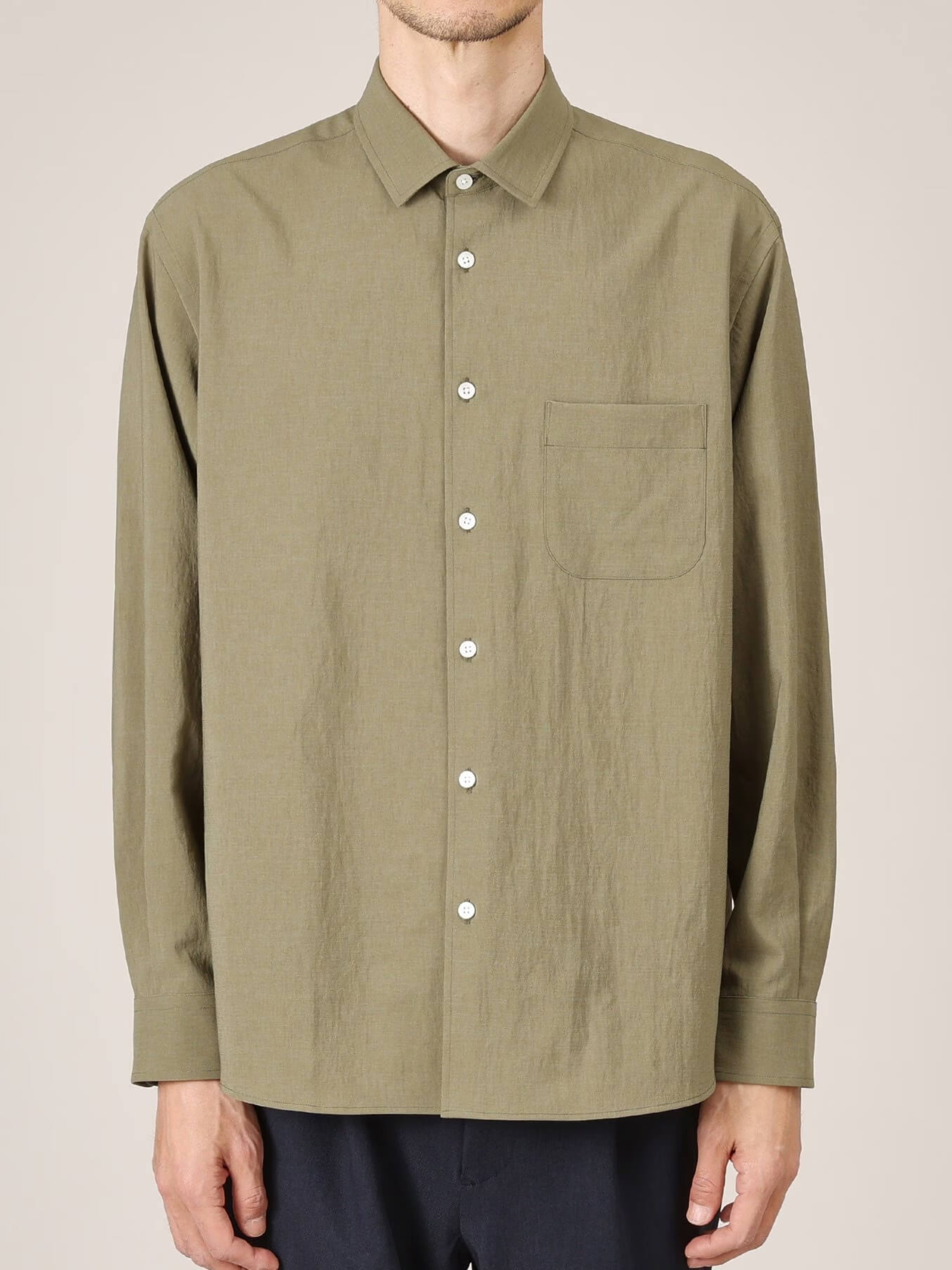 GREEN-MIJ-LINEN-LIKE-MINI-COLLAR-SHIRT-9
