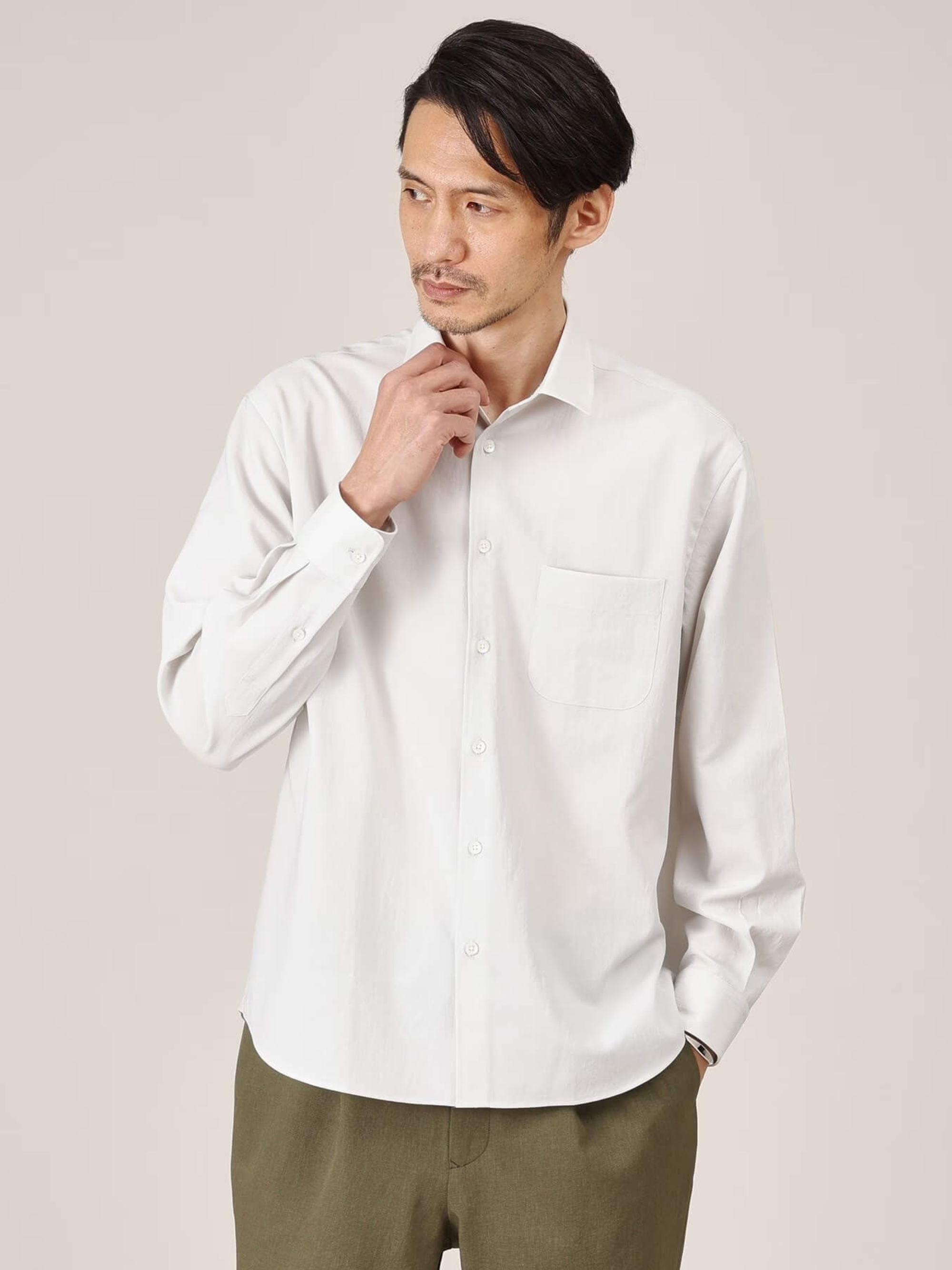 LIGHT-GREY-MIJ-LINEN-LIKE-MINI-COLLAR-SHIRT-4