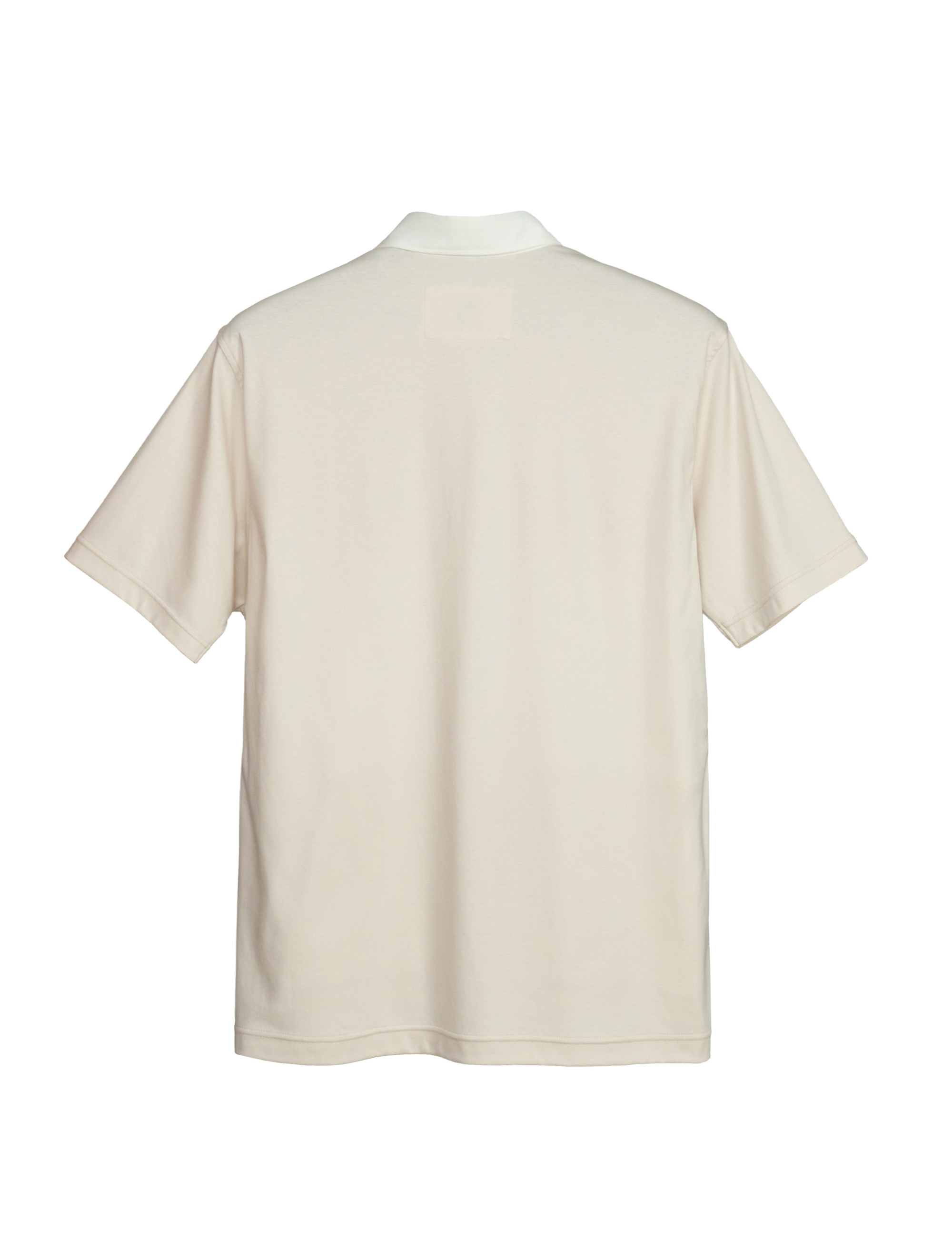 BEIGE SOFT ROYAL-COOL CUT&SEW POLO SHIRT (1)