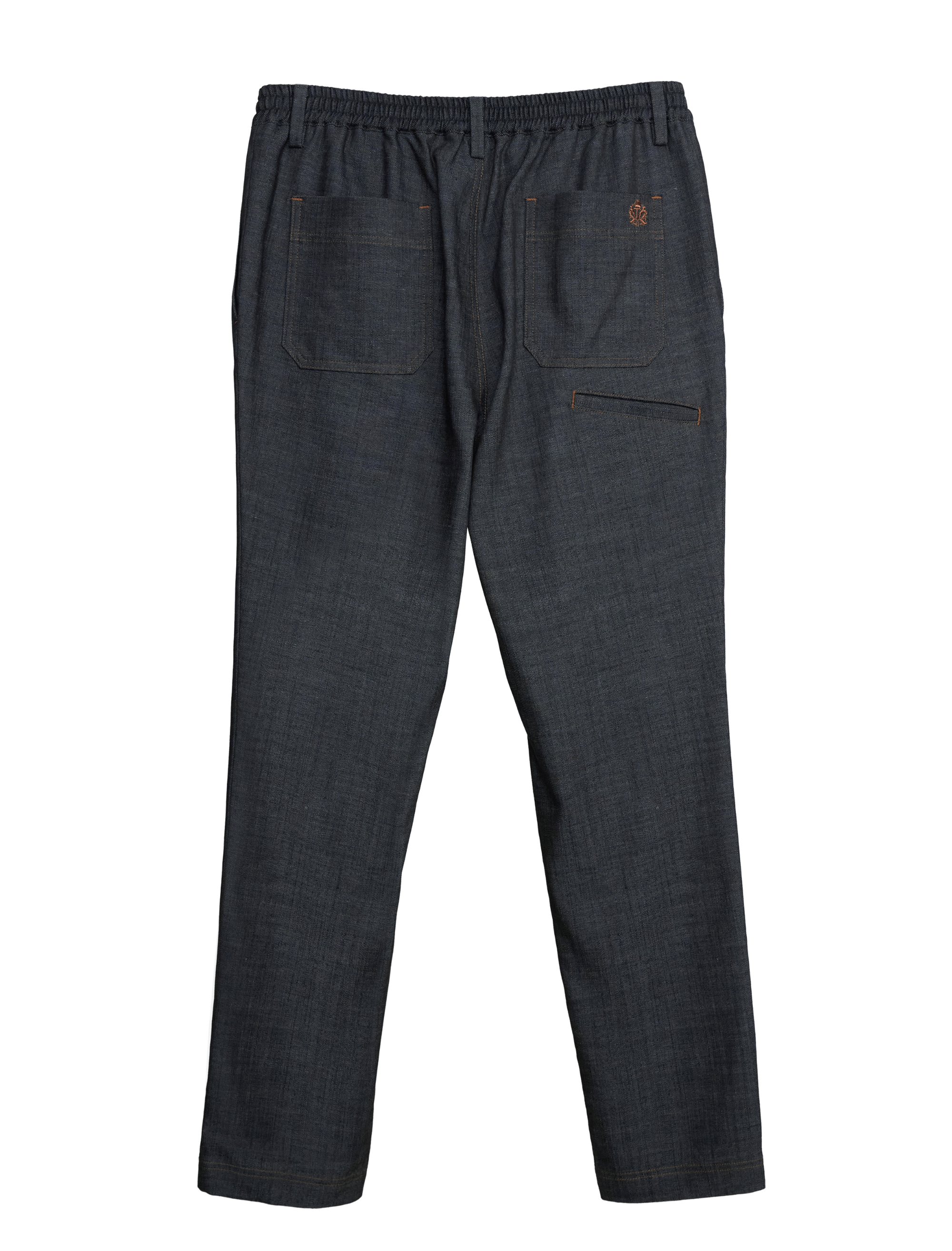 BLACK ECO DENIM STRETCH EASY PANTS (2)