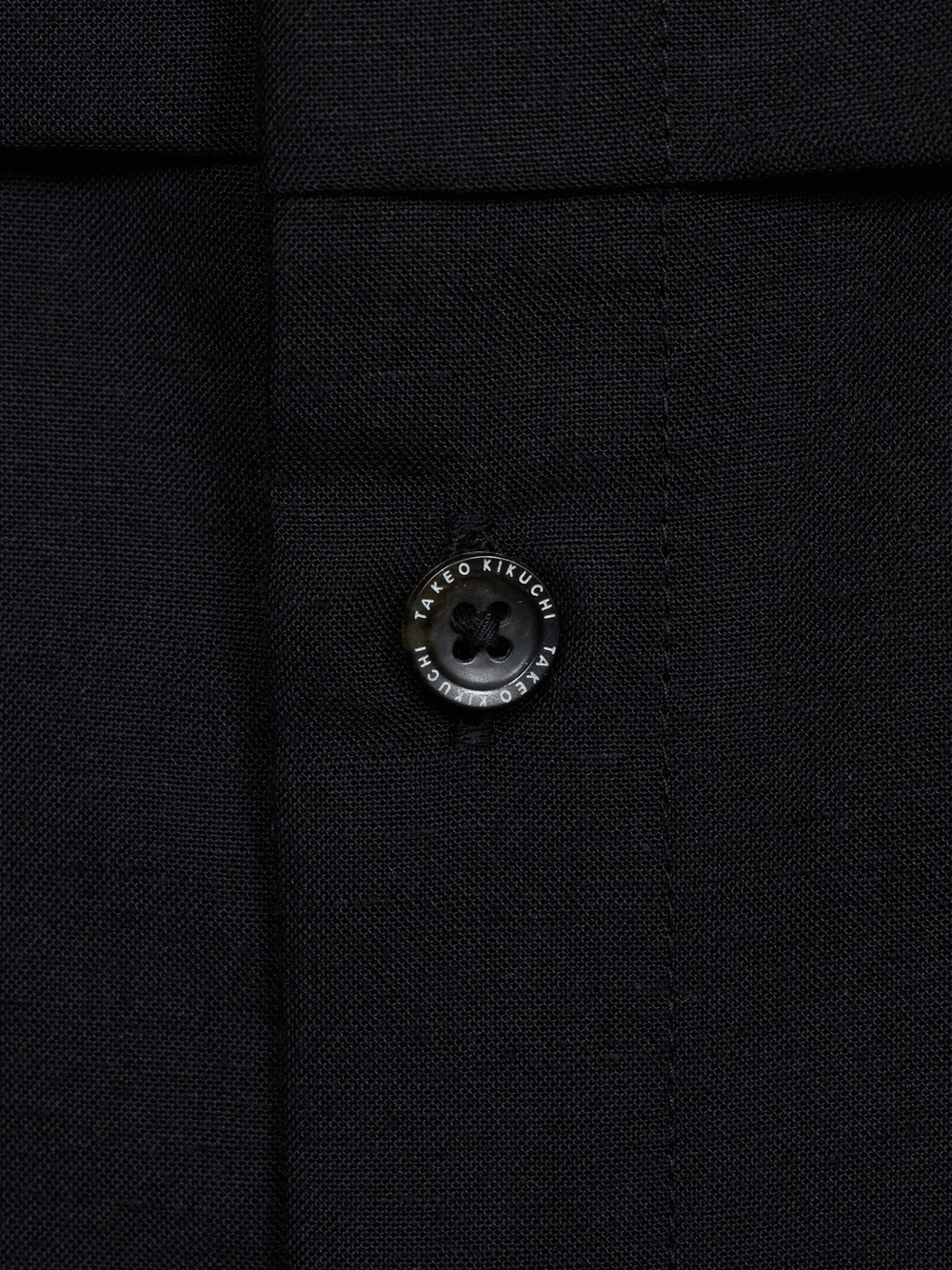 BLACK ECO POLYESTER LINEN SUMMER SHIRT (3)