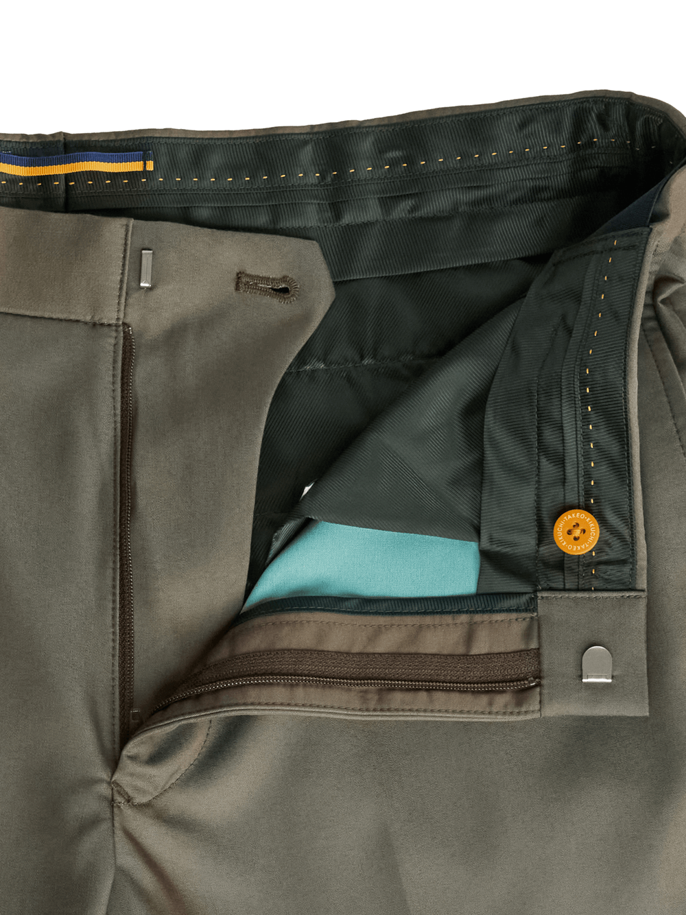 GREEN CS FINE SATIN STRETCH PANTS (3)