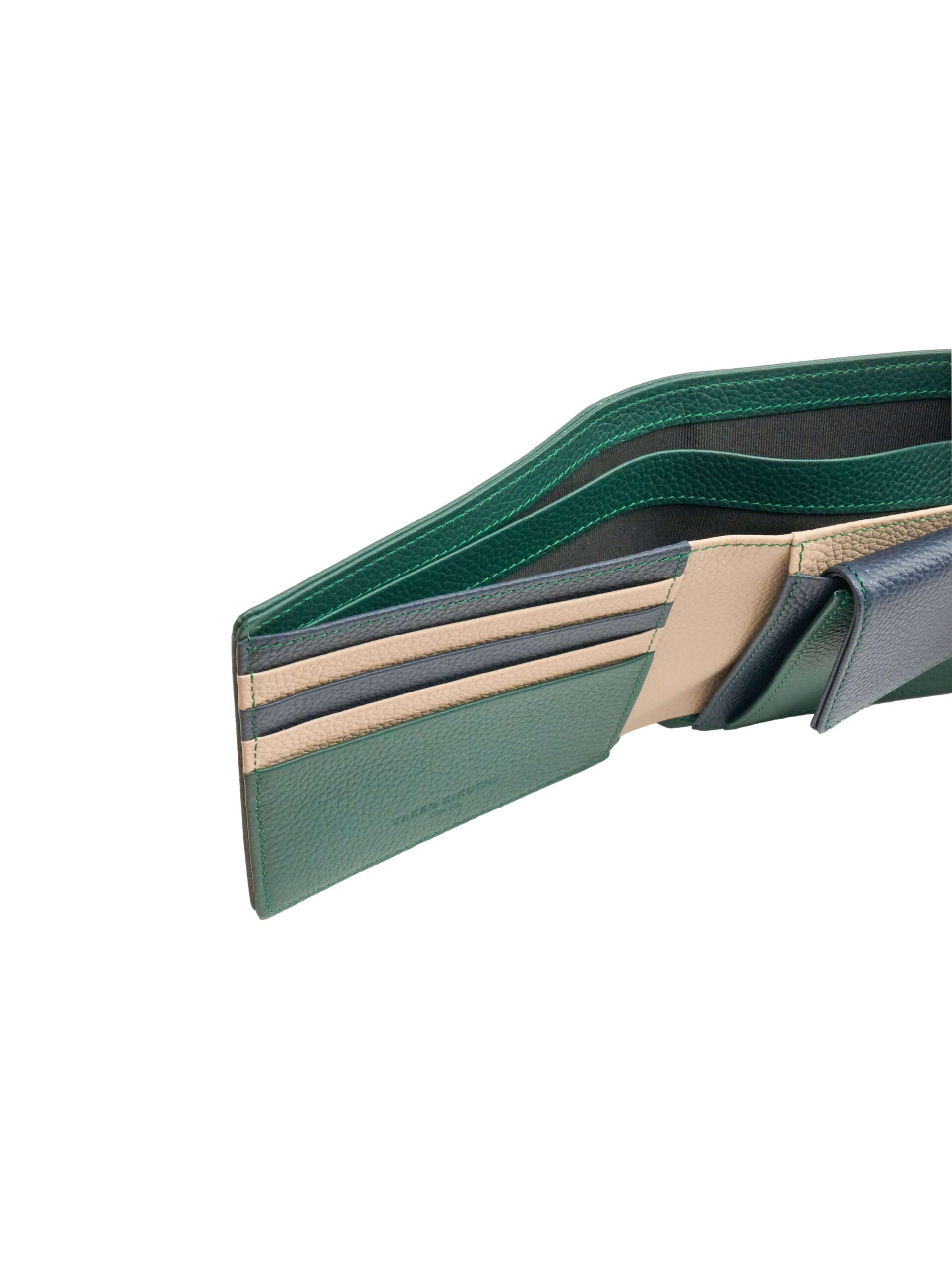 GREEN MAISON CONTRAST WALLET (4)