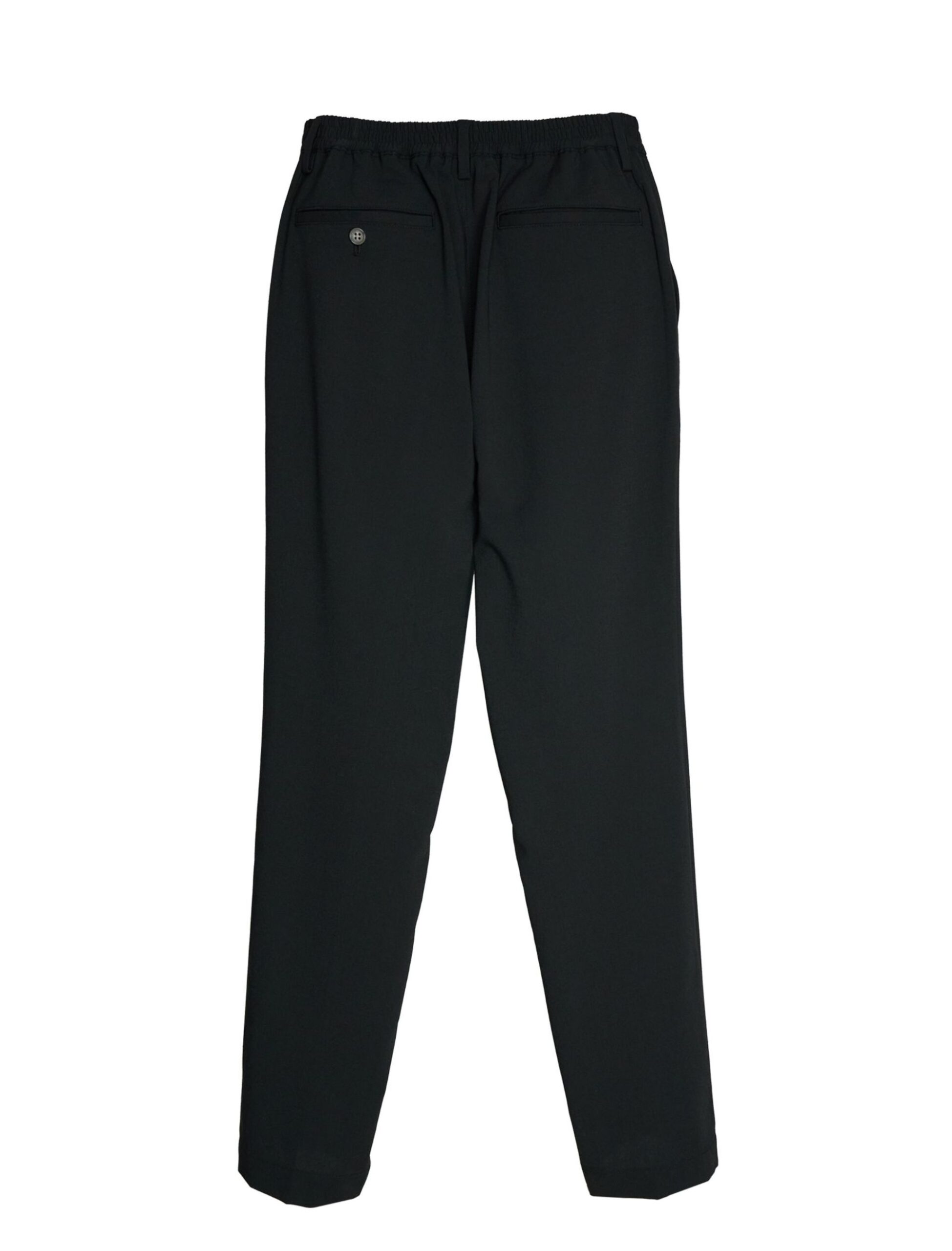 BLACK WRINKLES FREE POLYESTER EASY PANTS (2)