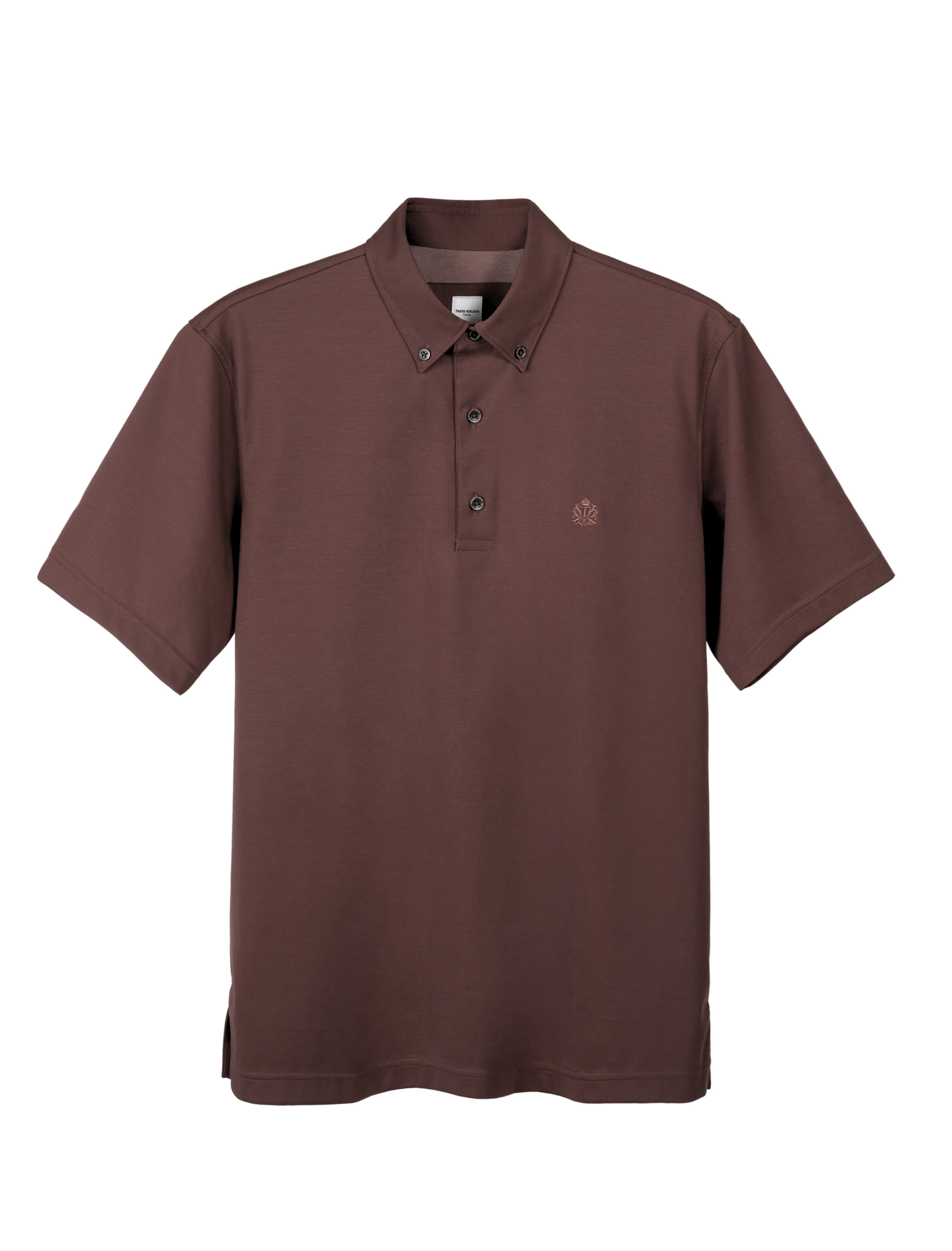 RED BROWN ECO SMOOTH AND SILKY BUSINESS POLO SHIRT (2)