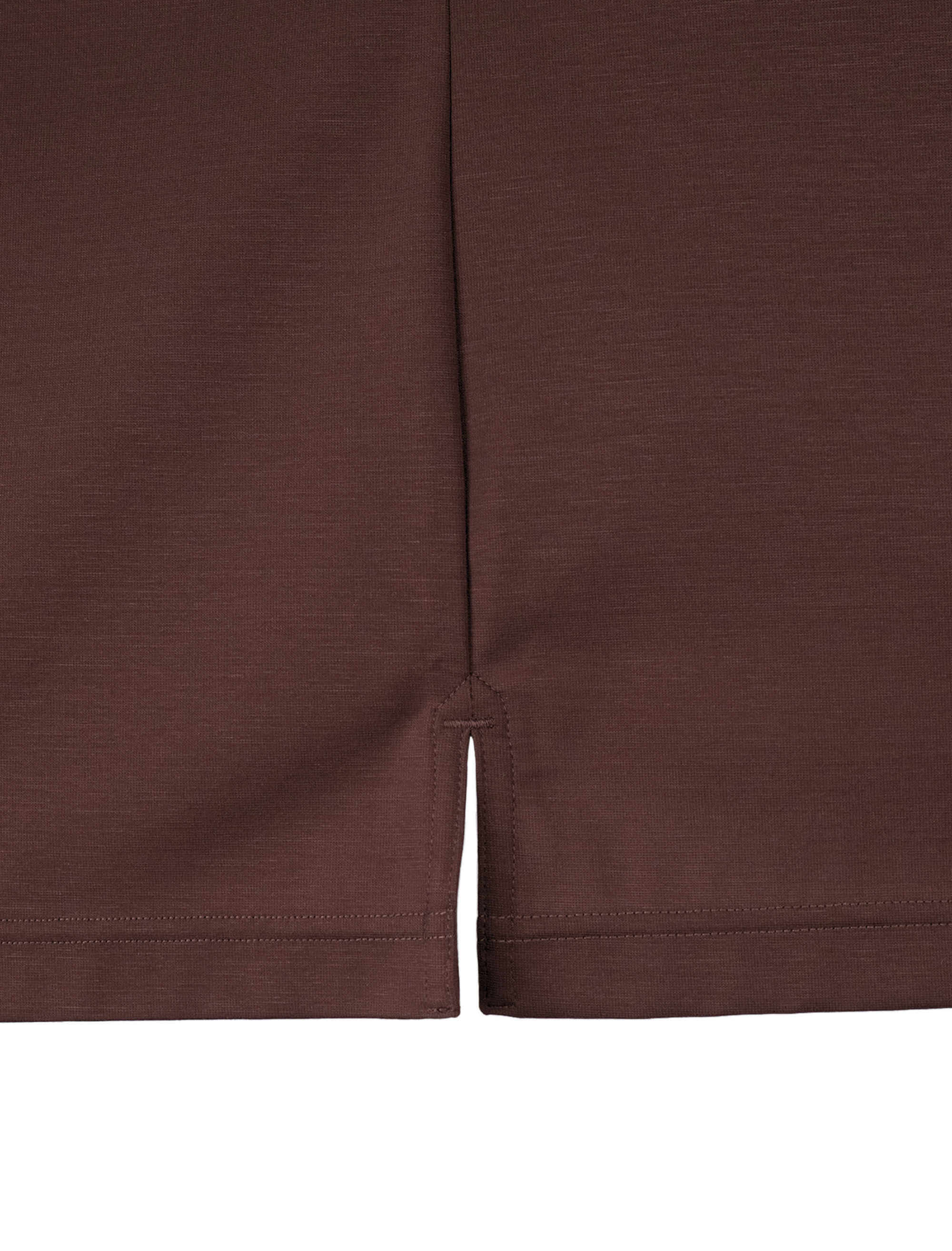 RED BROWN ECO SMOOTH AND SILKY BUSINESS POLO SHIRT (6)