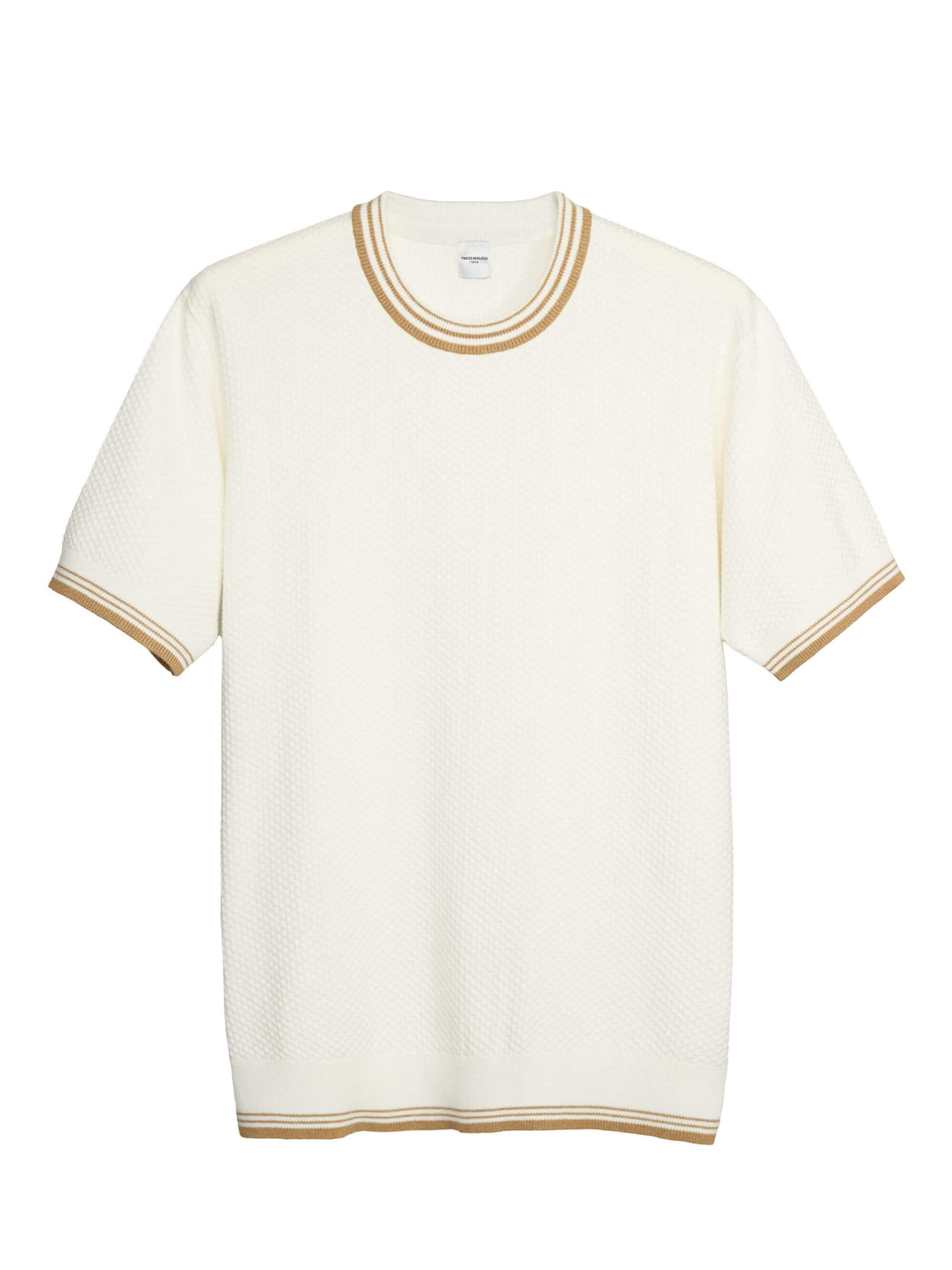 WHITE CREW NECK MOSS STITCH VILOFT PULLOVER (1)