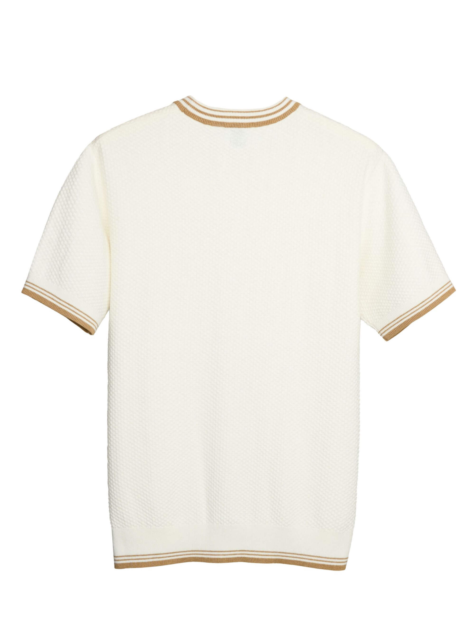 WHITE CREW NECK MOSS STITCH VILOFT PULLOVER (2)