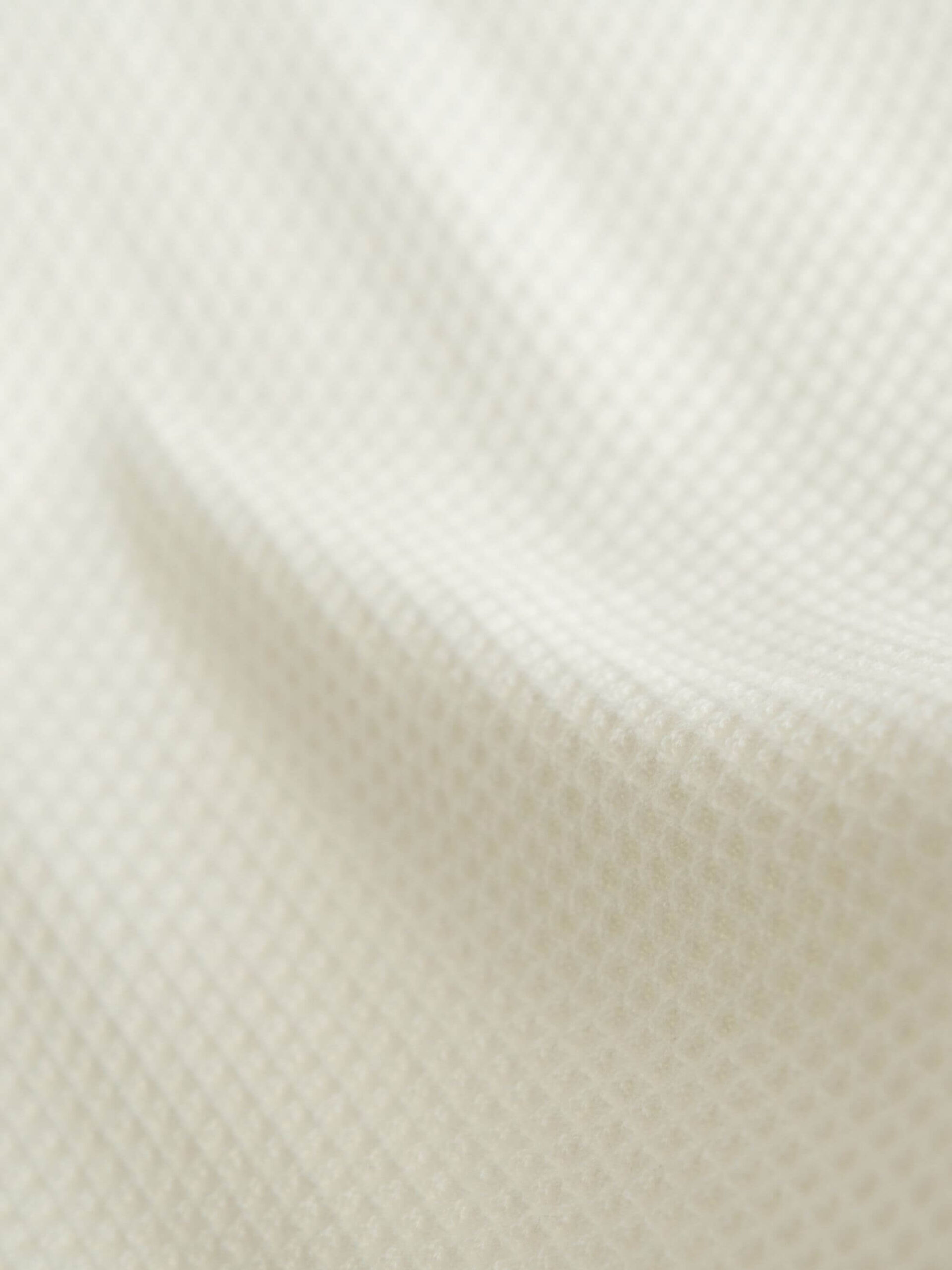 WHITE CREW NECK MOSS STITCH VILOFT PULLOVER (4)