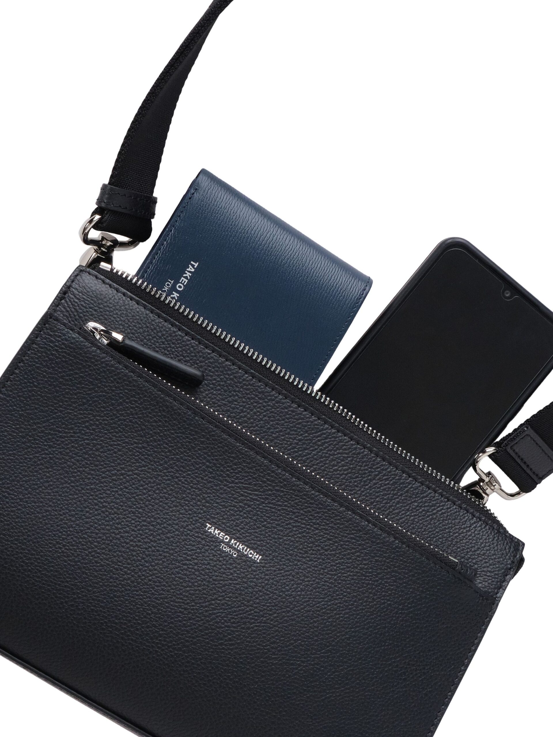 BLACK GRAIN MAISON 2 POCKET COMPACT CROSSBODY (K8104996 - Image 4