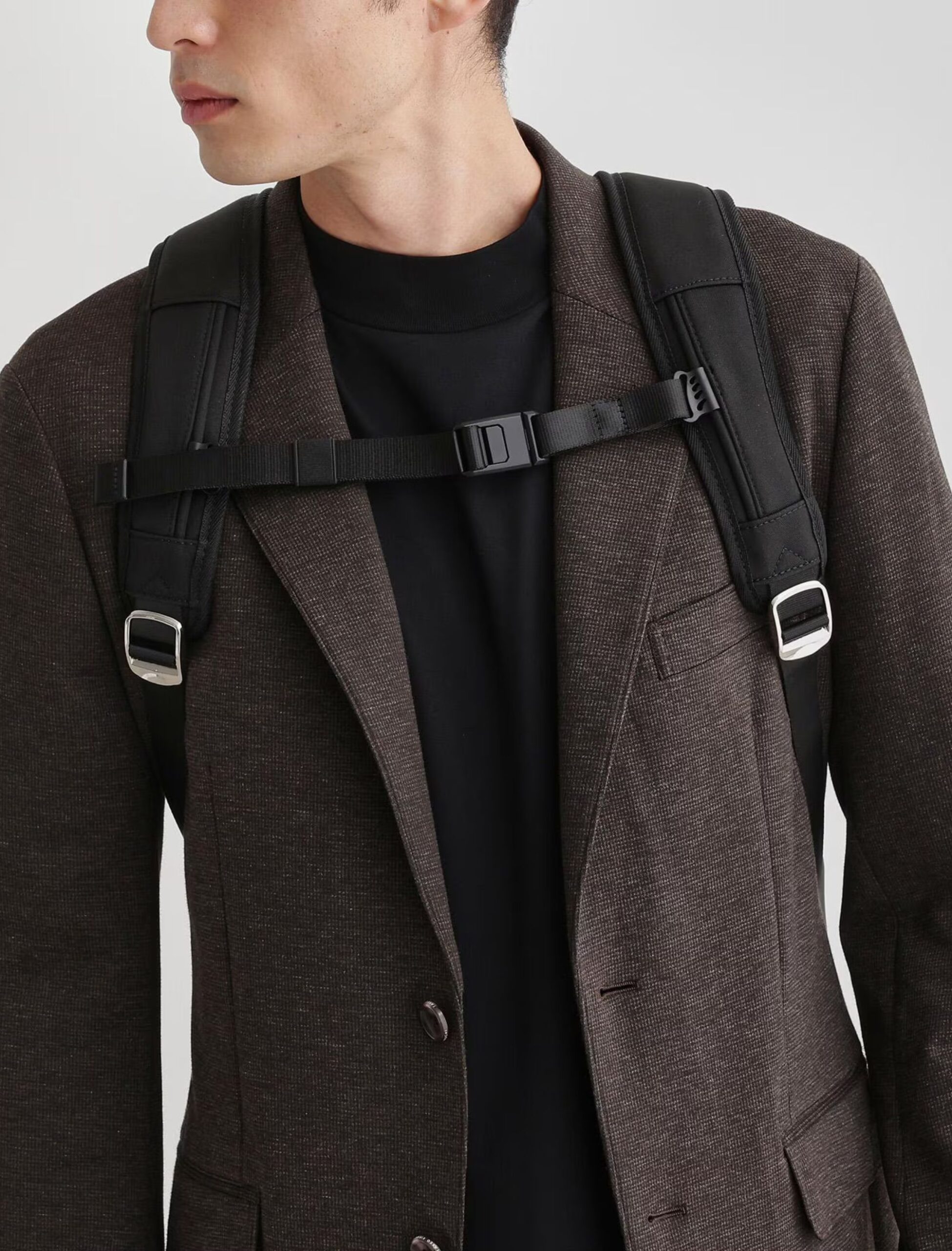 BLACK MELANGE PINHEAD BACKPACK (6)