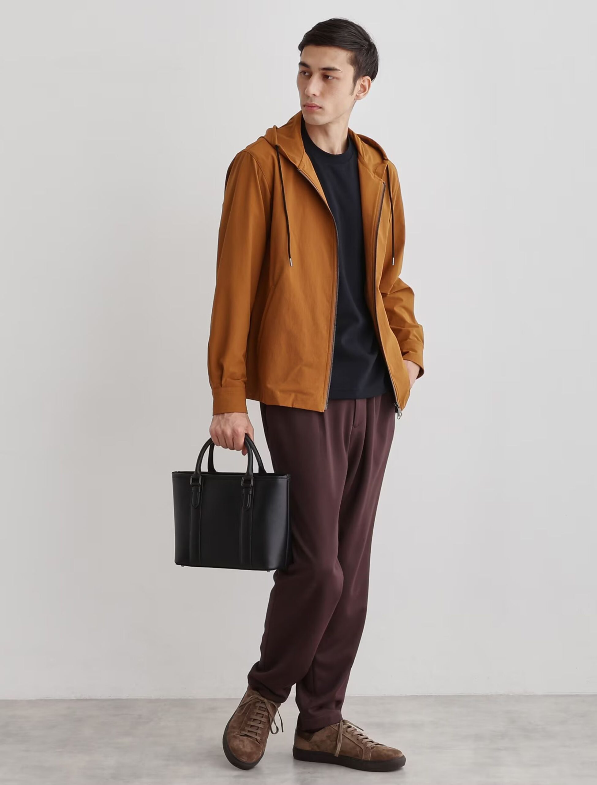 BLACK SAFFIANO ROYAL LEATHER SMALL TOTE BAG (15)