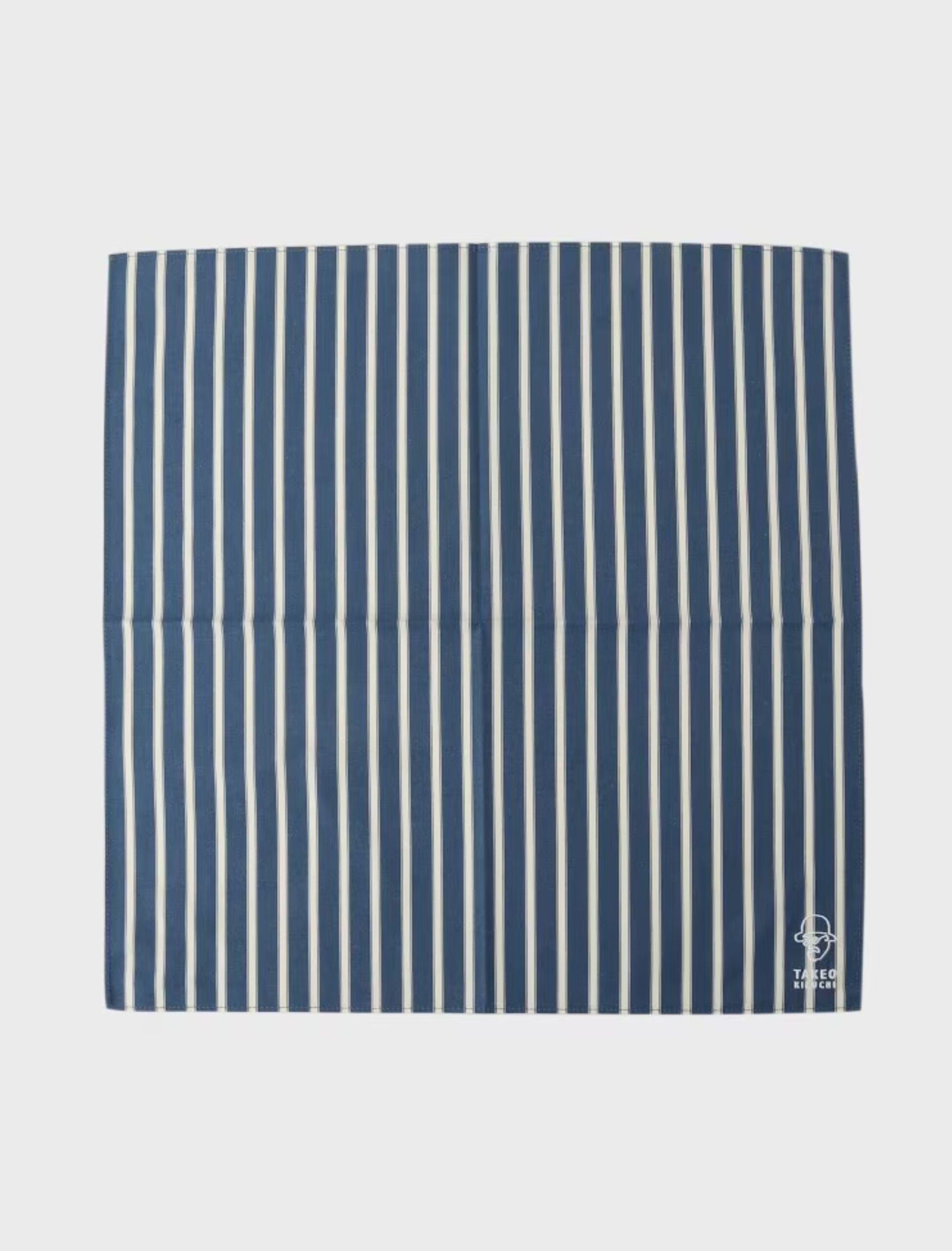 BLUE STRIPE COTTON HANDKERCHIEF