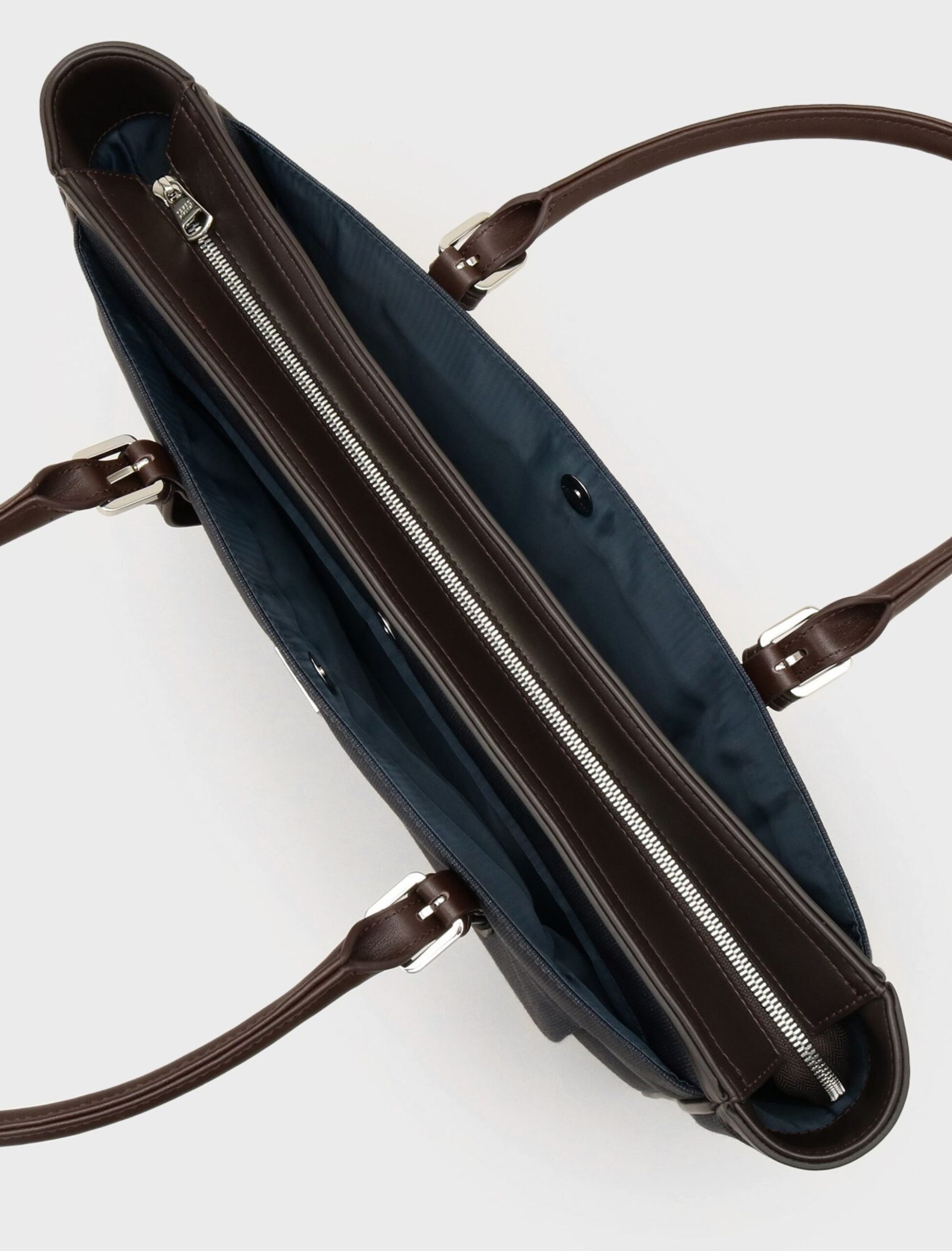 NAVY MELANGE PINHEAD BRIEF TOTE BAG (11)