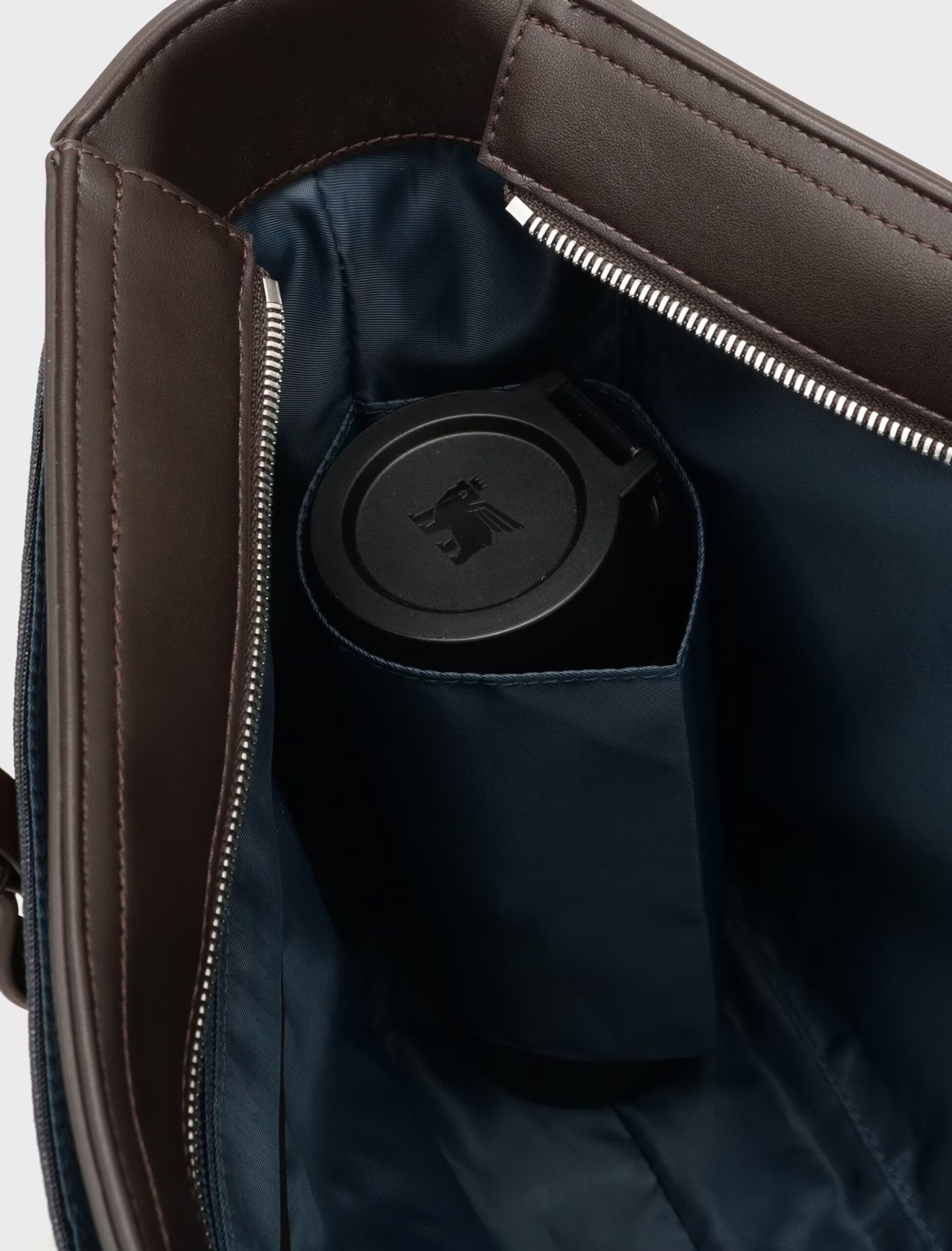 NAVY MELANGE PINHEAD BRIEF TOTE BAG (13)