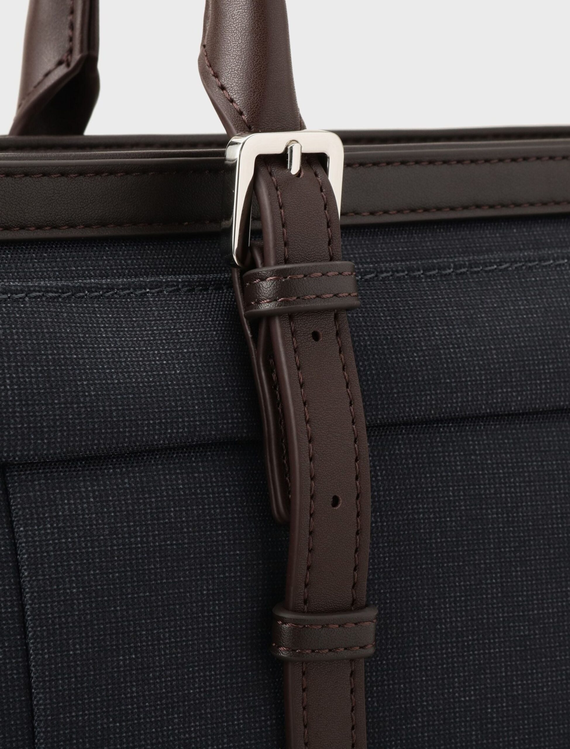 NAVY MELANGE PINHEAD BRIEF TOTE BAG (15)