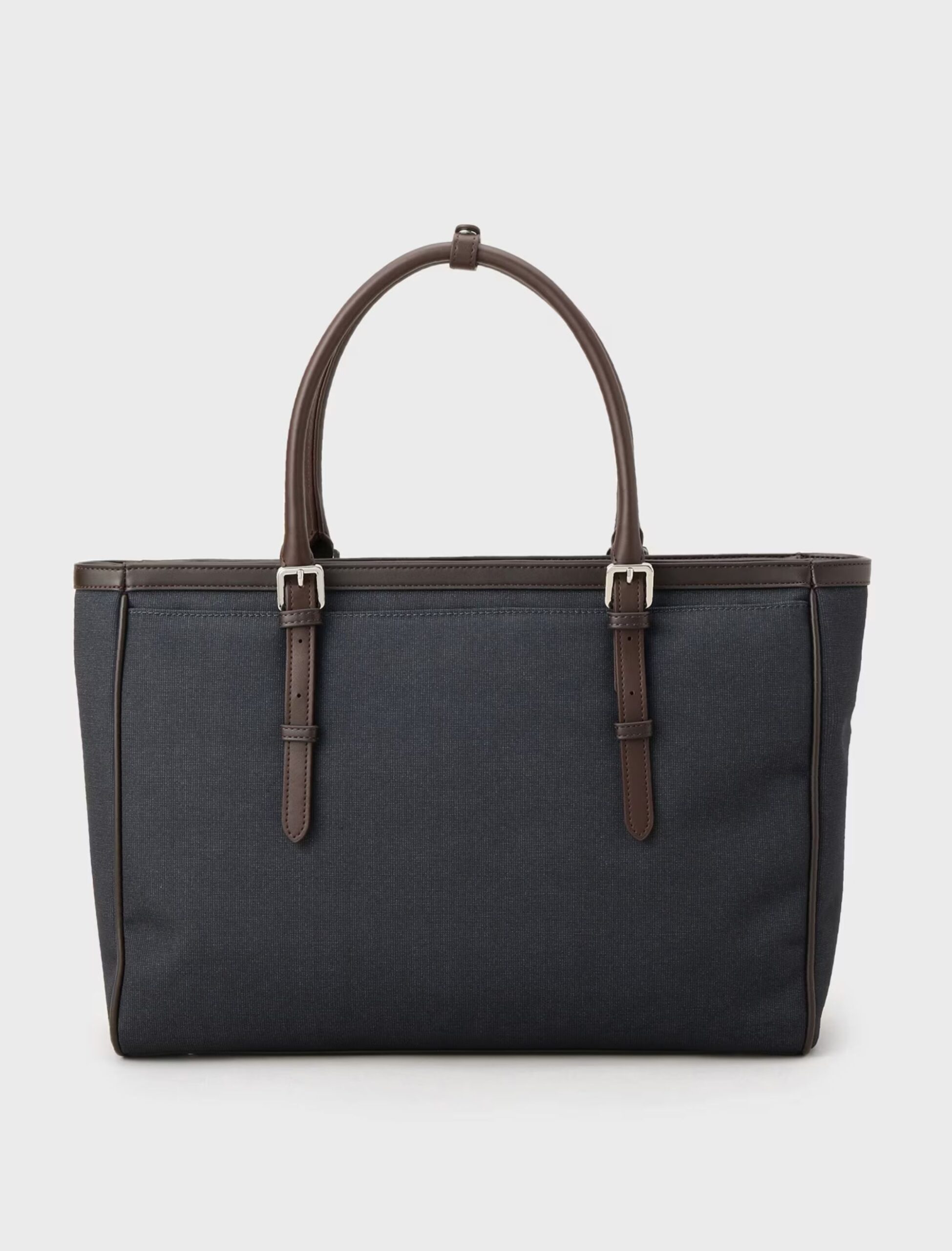 NAVY MELANGE PINHEAD BRIEF TOTE BAG (3)