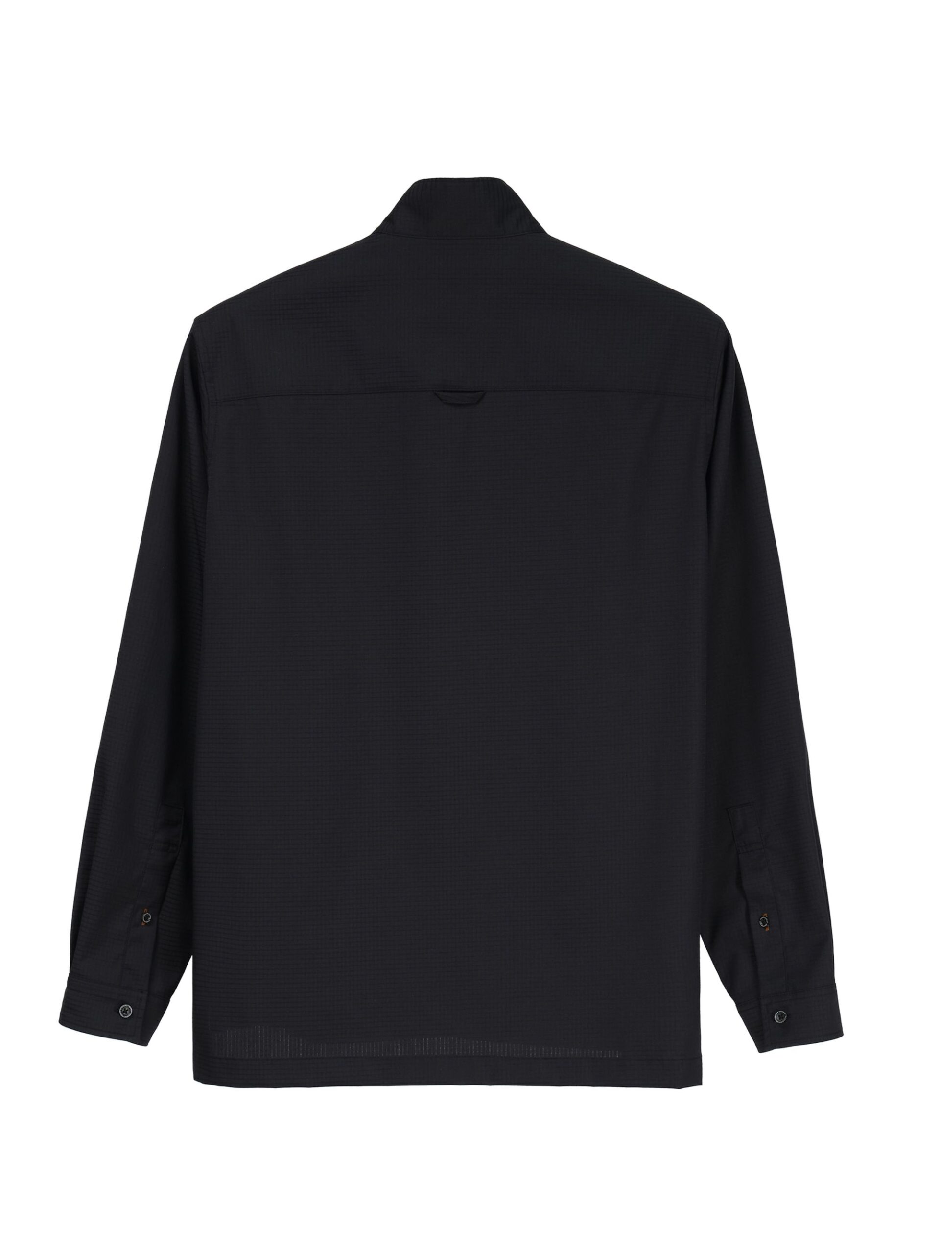 BLACK ESTENEIGE UV AIR STAND COLLAR SHIRT (2)