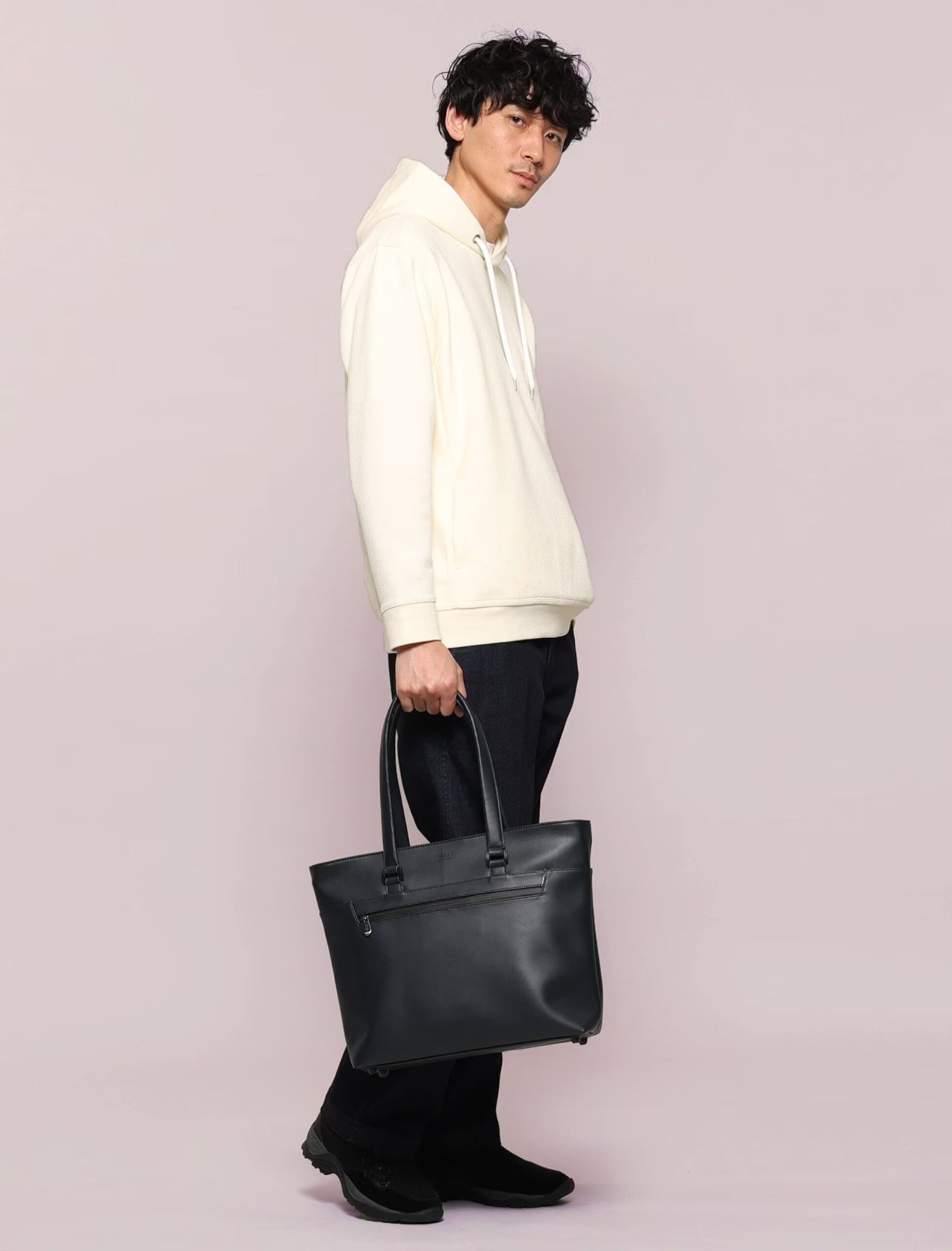 BLACK WRP LIGHTWEIGHT TOTE BAG (18)