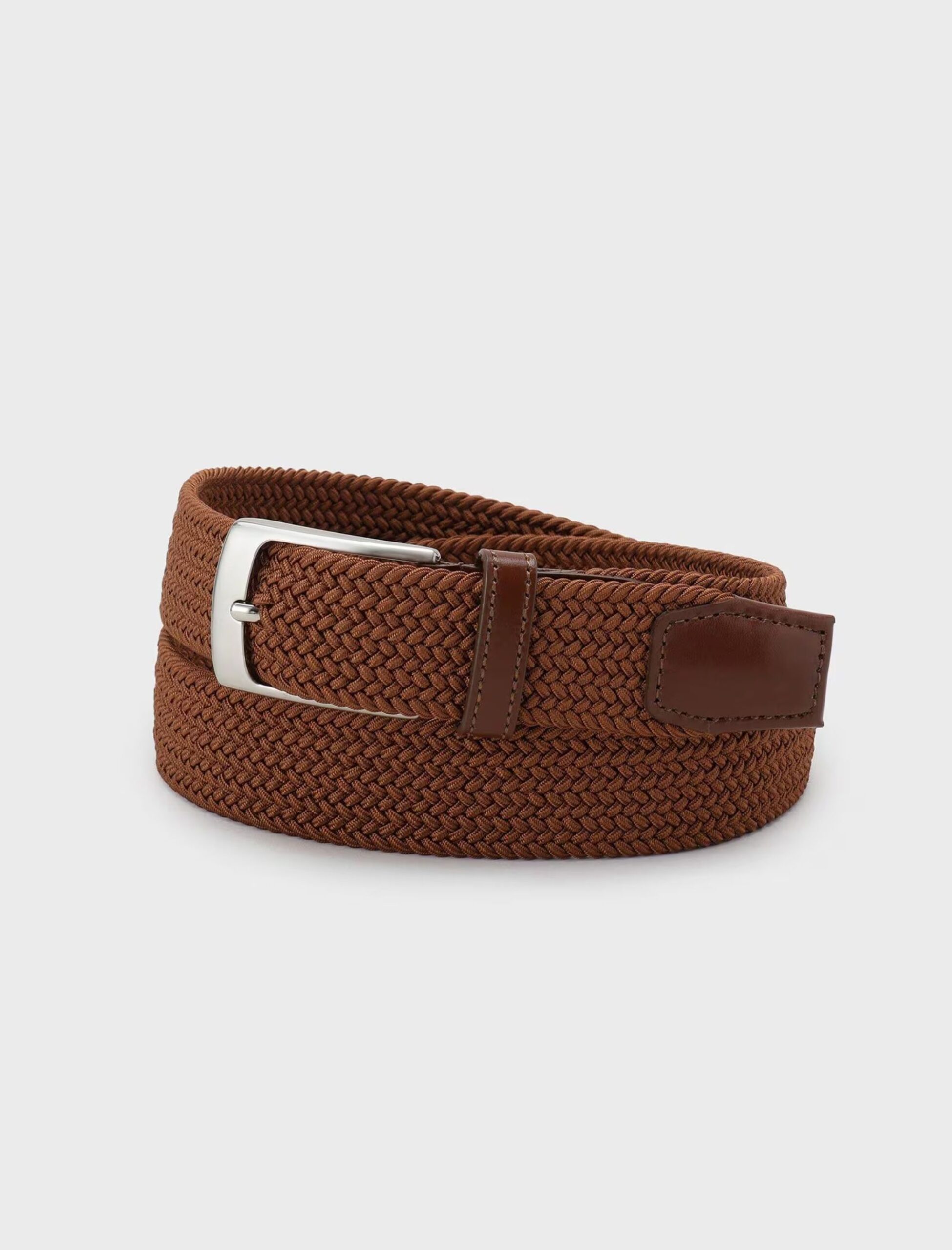 BROWN MIJ ITALIAN MESH BELT (1)