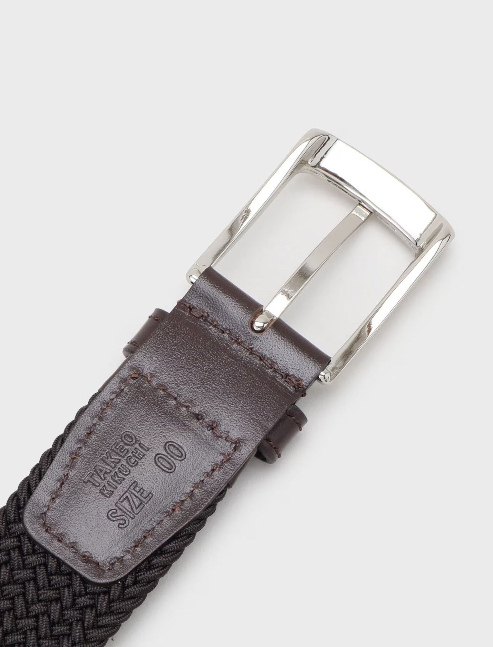 DARK BROWN MIJ ITALIAN MESH BELT (5)