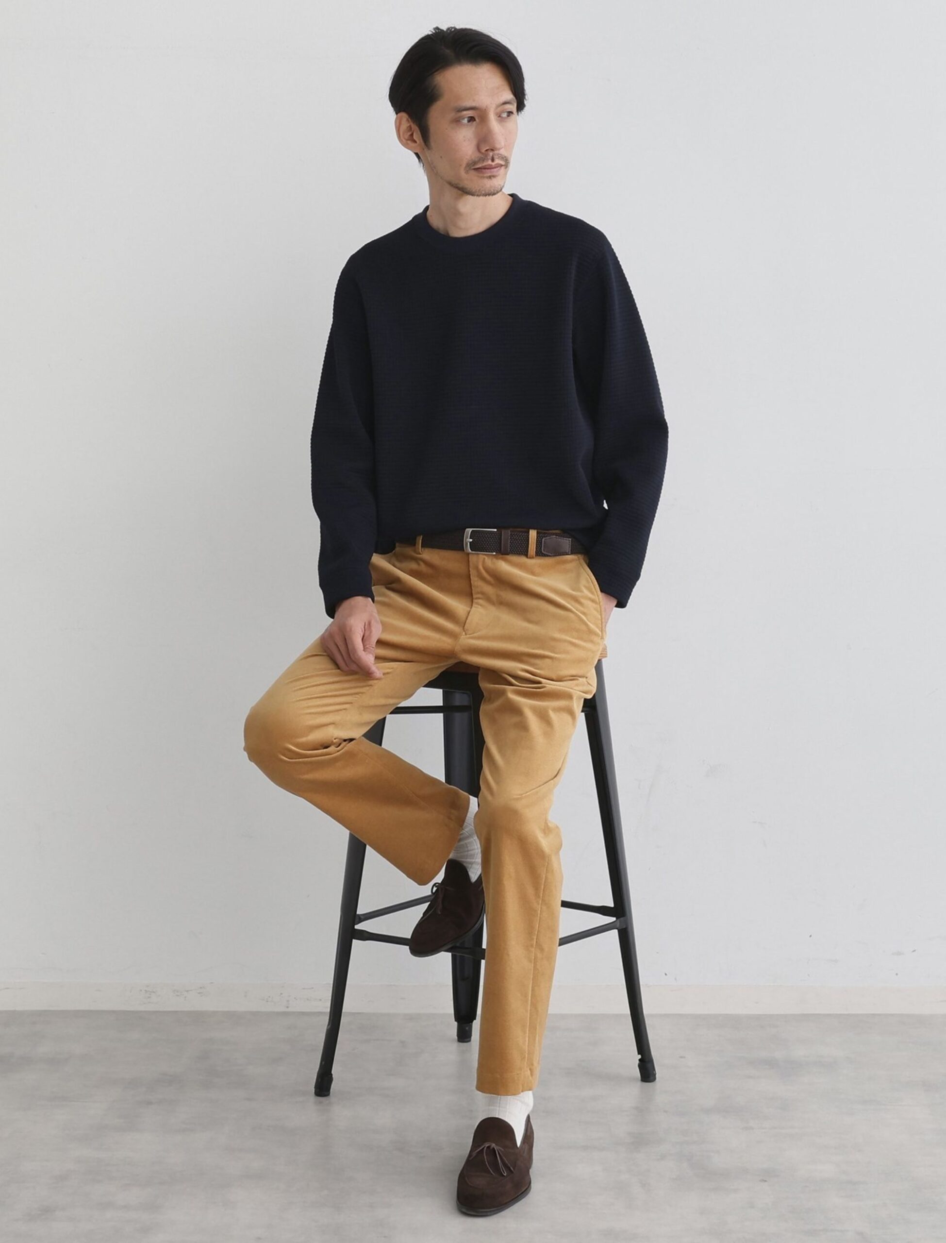 DARK BROWN MIJ ITALIAN MESH BELT (7)