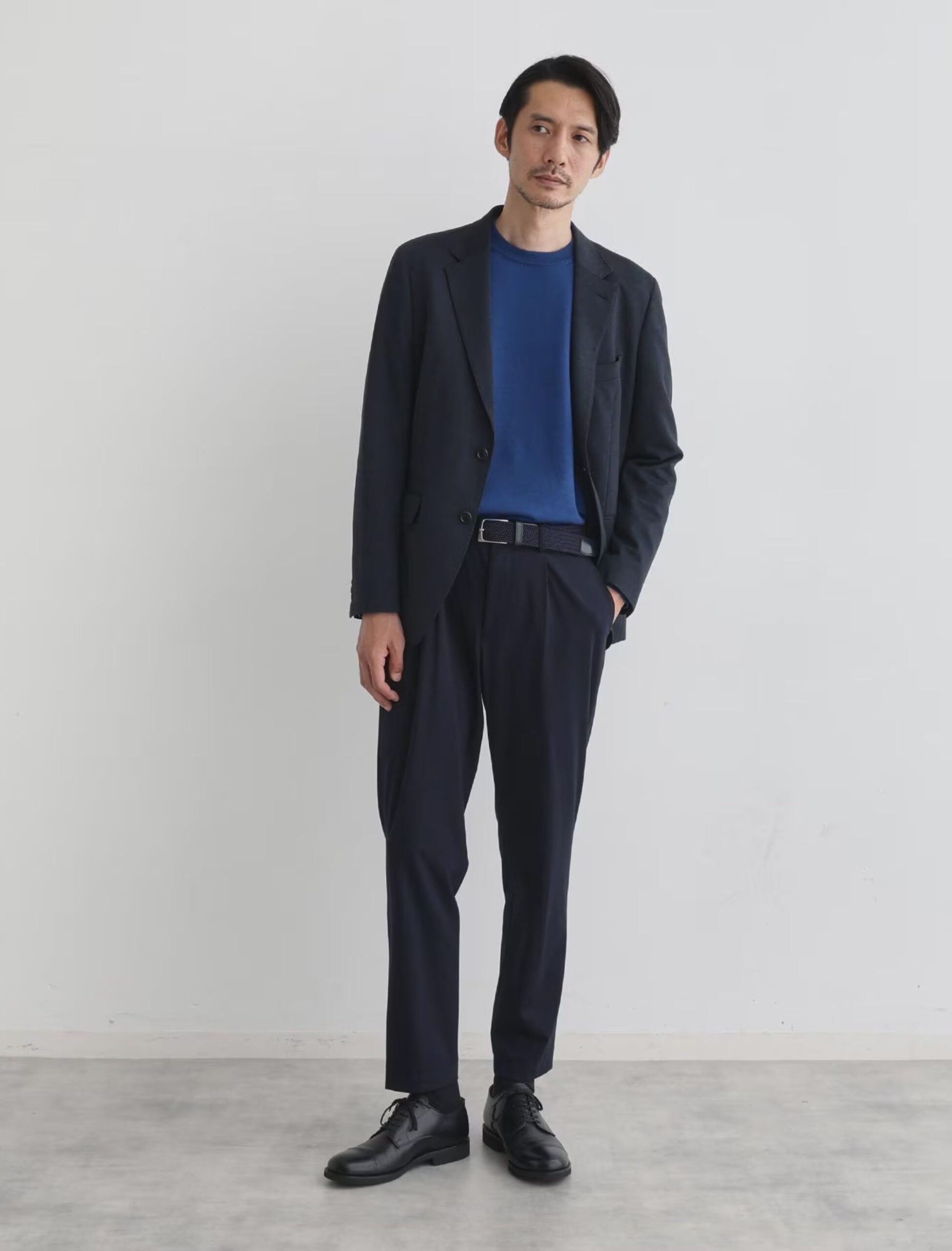 NAVY MIJ ITALIAN MESH BELT (3)