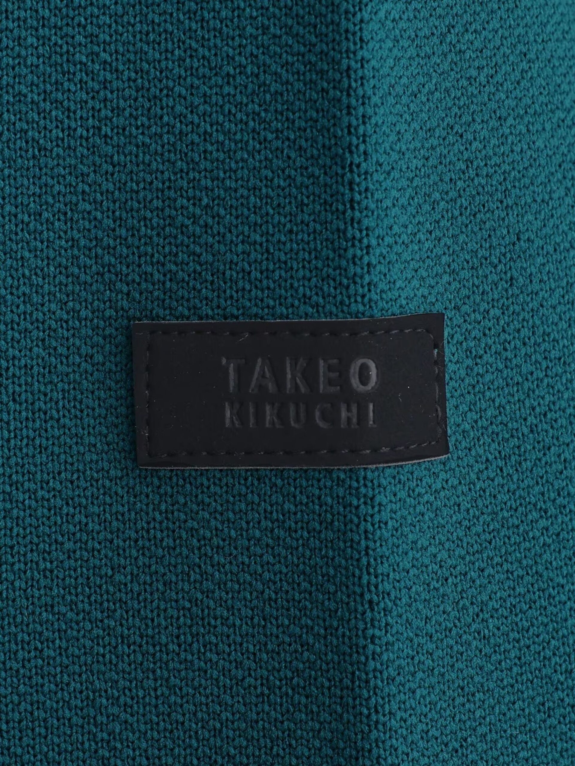 BLUE GREEN SPONGY PULLOVER KNIT HOODIE (9)